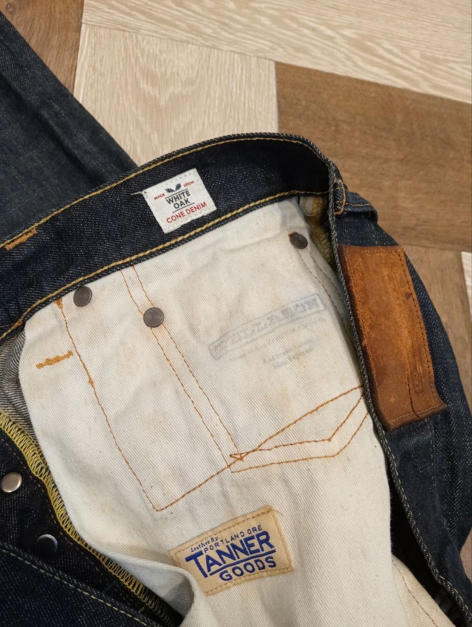 Tellason TELLASON WHITE OAK CONE DENIM SELVEDGE PANTS Size US 32 / EU 48 - 7 Thumbnail