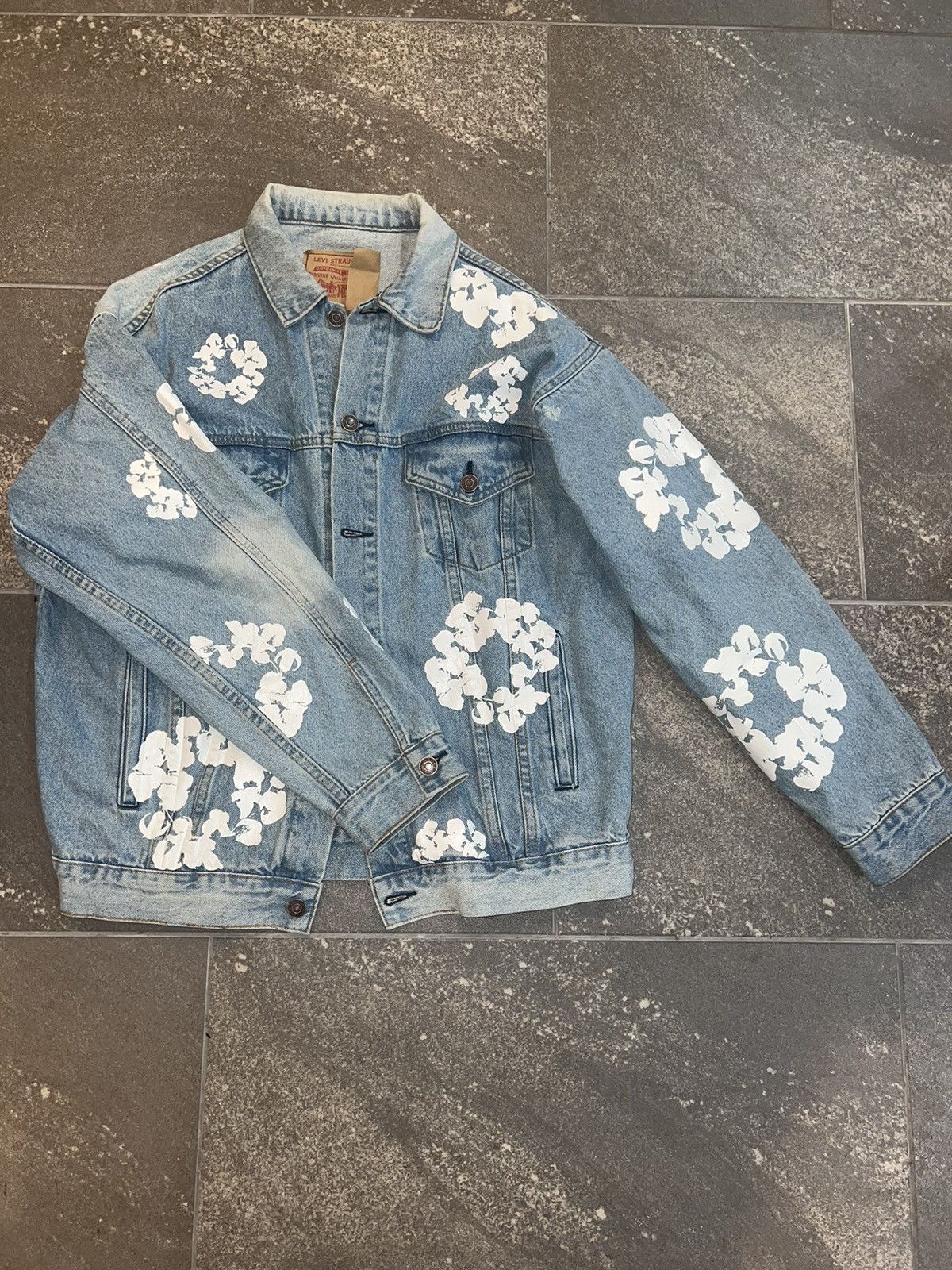 DENIM TEARS Light Wash Jacket | Grailed