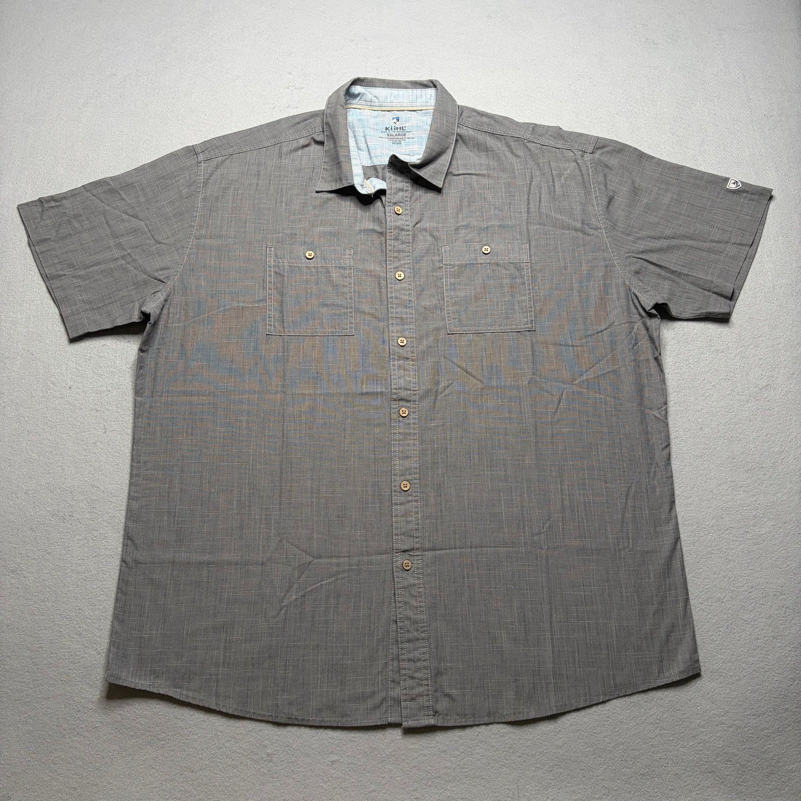 Kuhl Kuhl Button Up Shirt Men’s XL Gray Short Sleeve Outdoor Size US XL / EU 56 / 4 - 1 Thumbnail