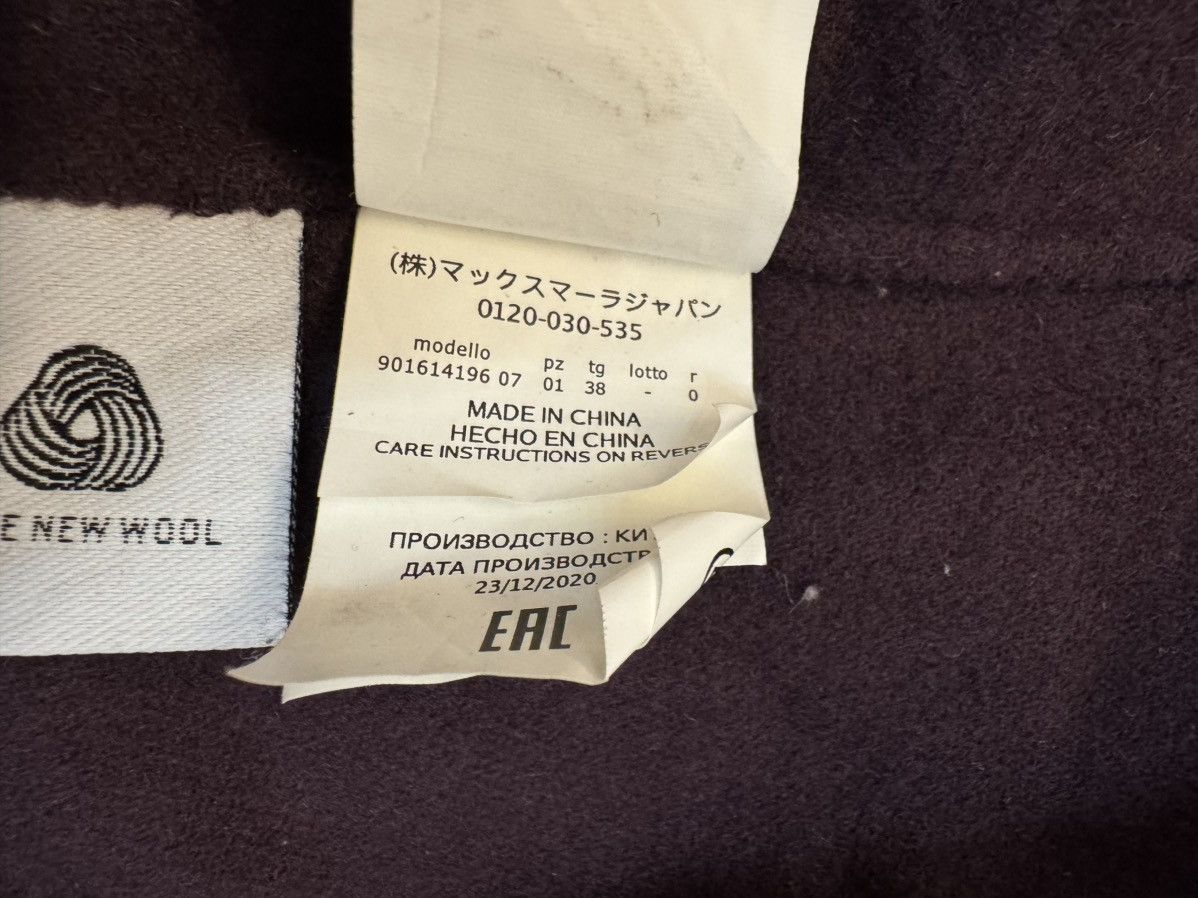 Max Mara S' Max Mara Wrap Polly Coat Wool Cucito A Mano Purple Belt S Size S / US 4 / IT 40 - 10 Thumbnail