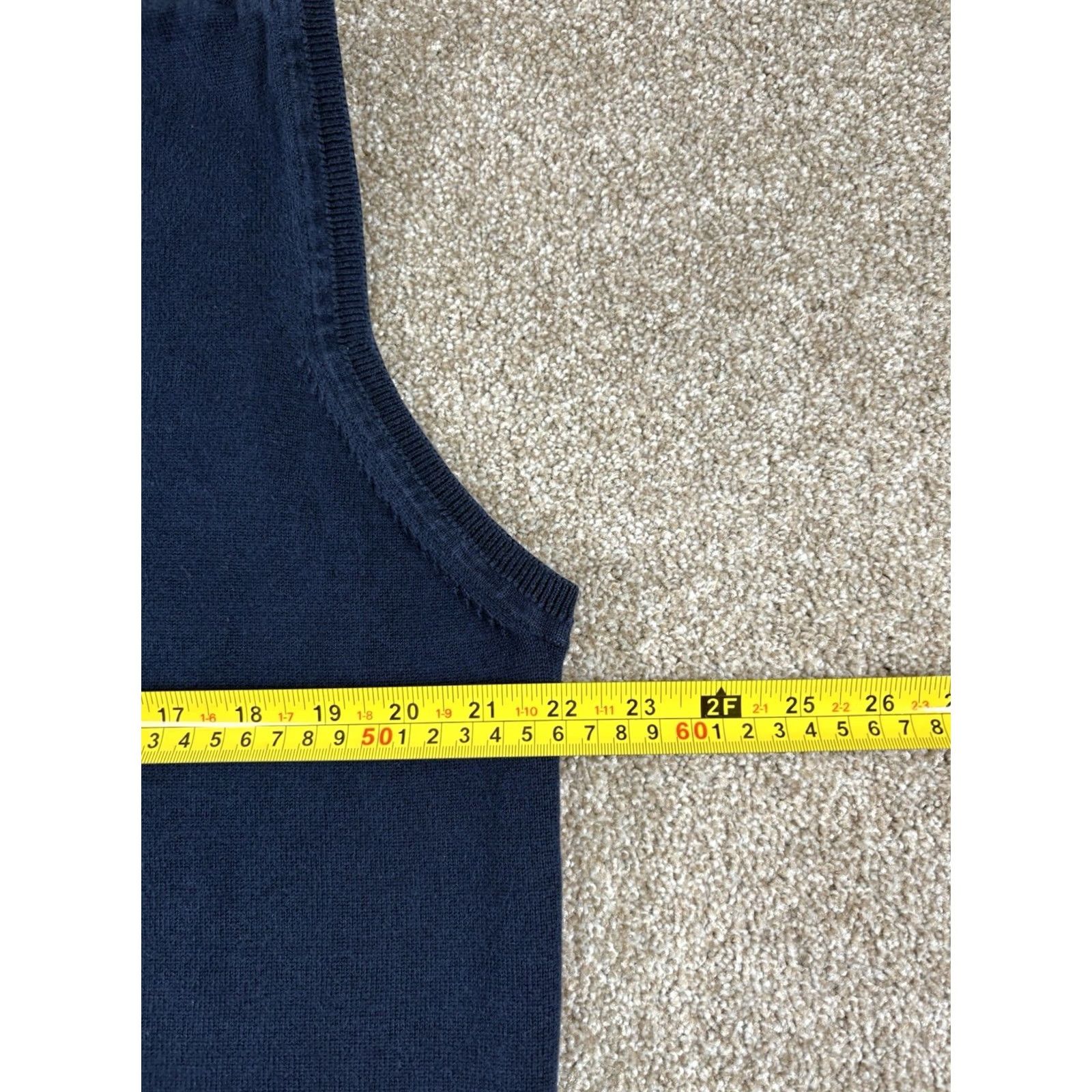 Eddie Bauer VINTAGE Eddie Bauer Knit Sweater Vest Mens Size Large Tall Navy Blue Cotton Vest Knit Navy Blue Size US L / EU 52-54 / 3 - 5 Thumbnail