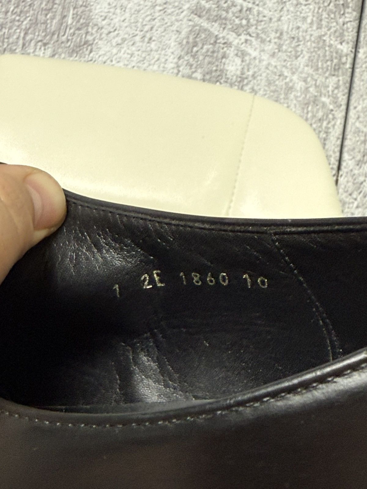Prada Prada Black Leather Apron Toe Derby Men’s Dress Shoes Italy Size US 11 / EU 44 - 22 Thumbnail
