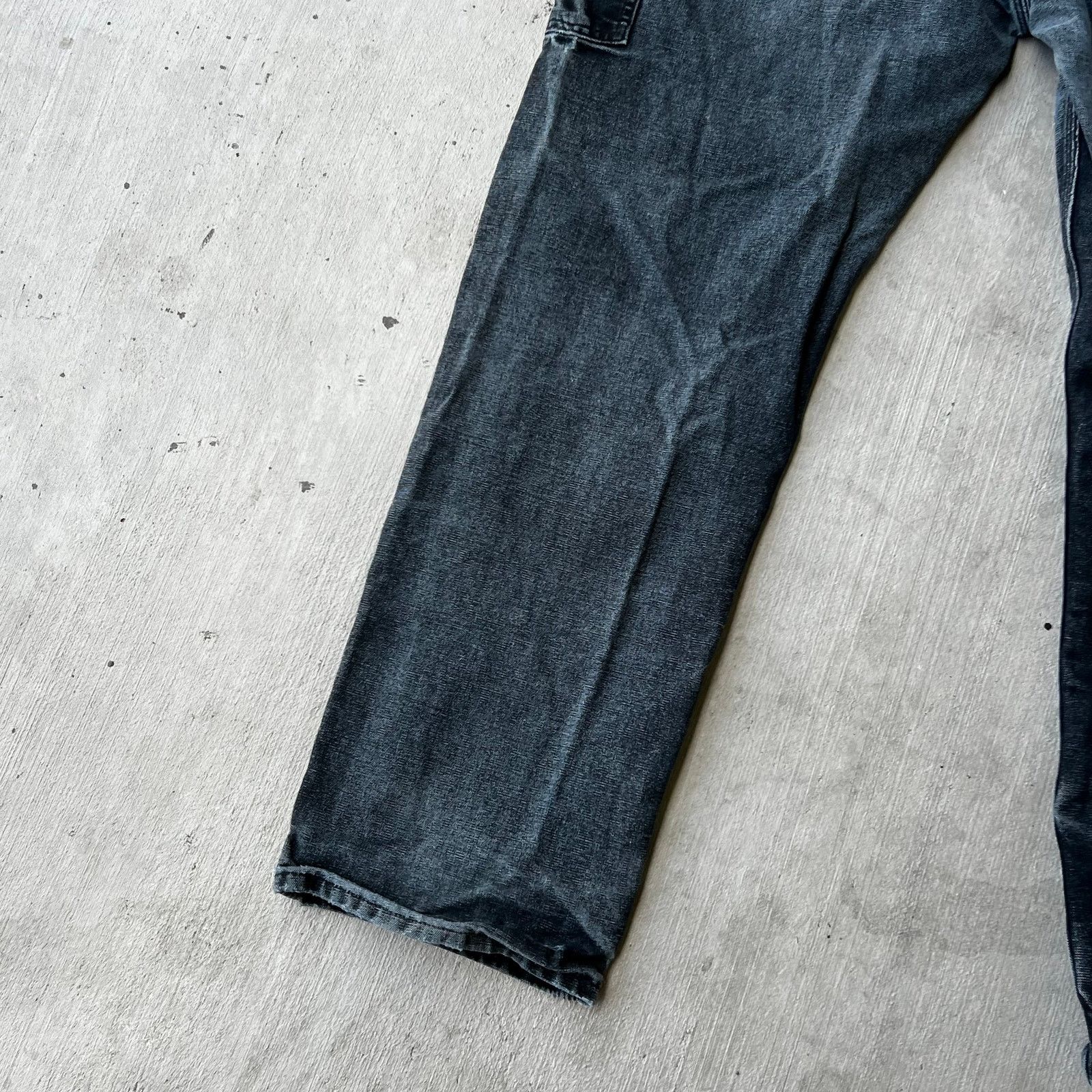 Carhartt × Vintage Carhartt faded black double knee work wear carpenter pants Size US 36 / EU 52 - 10 Thumbnail