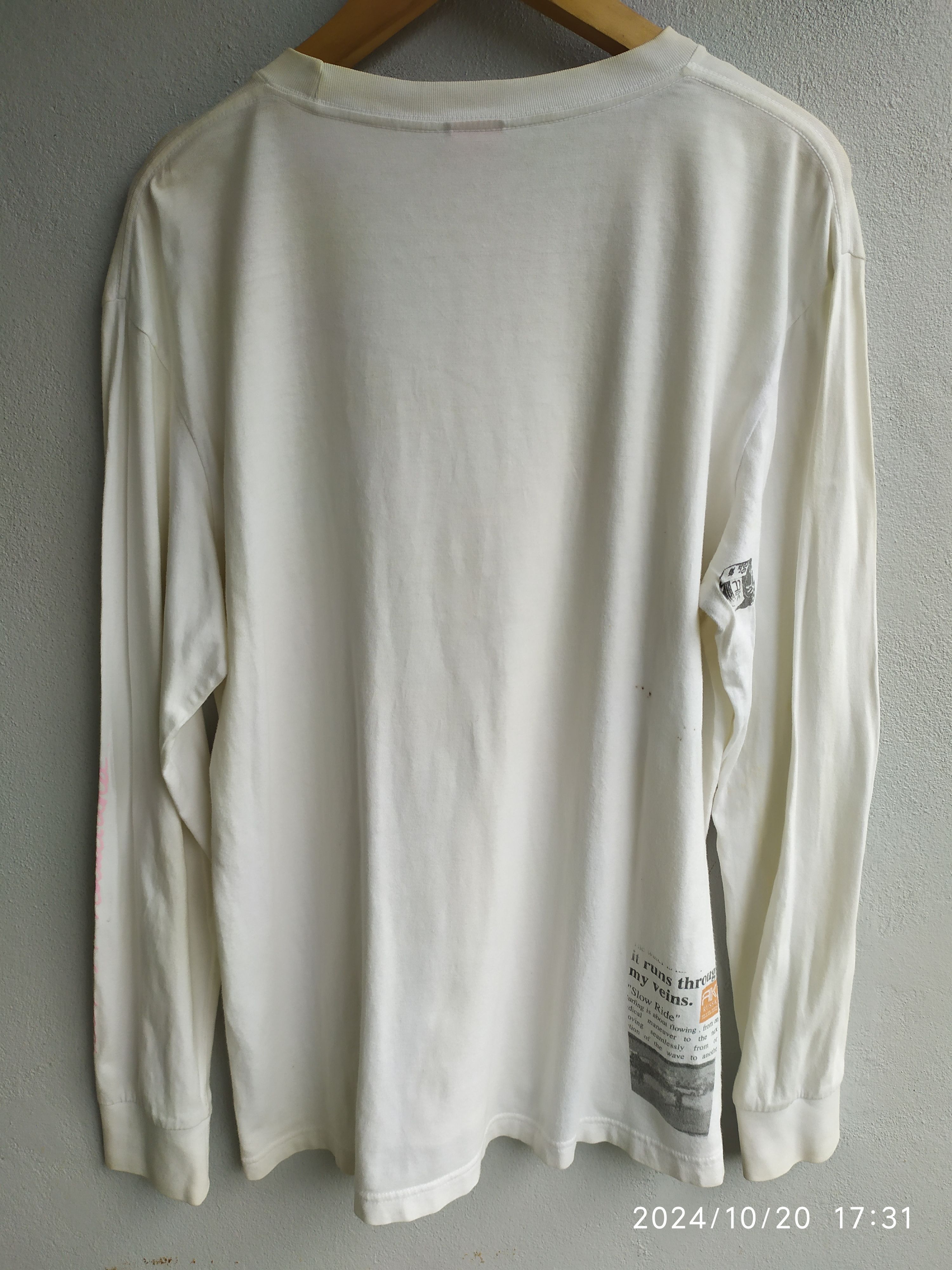 If Six Was Nine × Japanese Brand × Le Grande Bleu (L.G.B.) Japanese Poem Russ-k Long Sleeve Size US L / EU 52-54 / 3 - 6 Thumbnail
