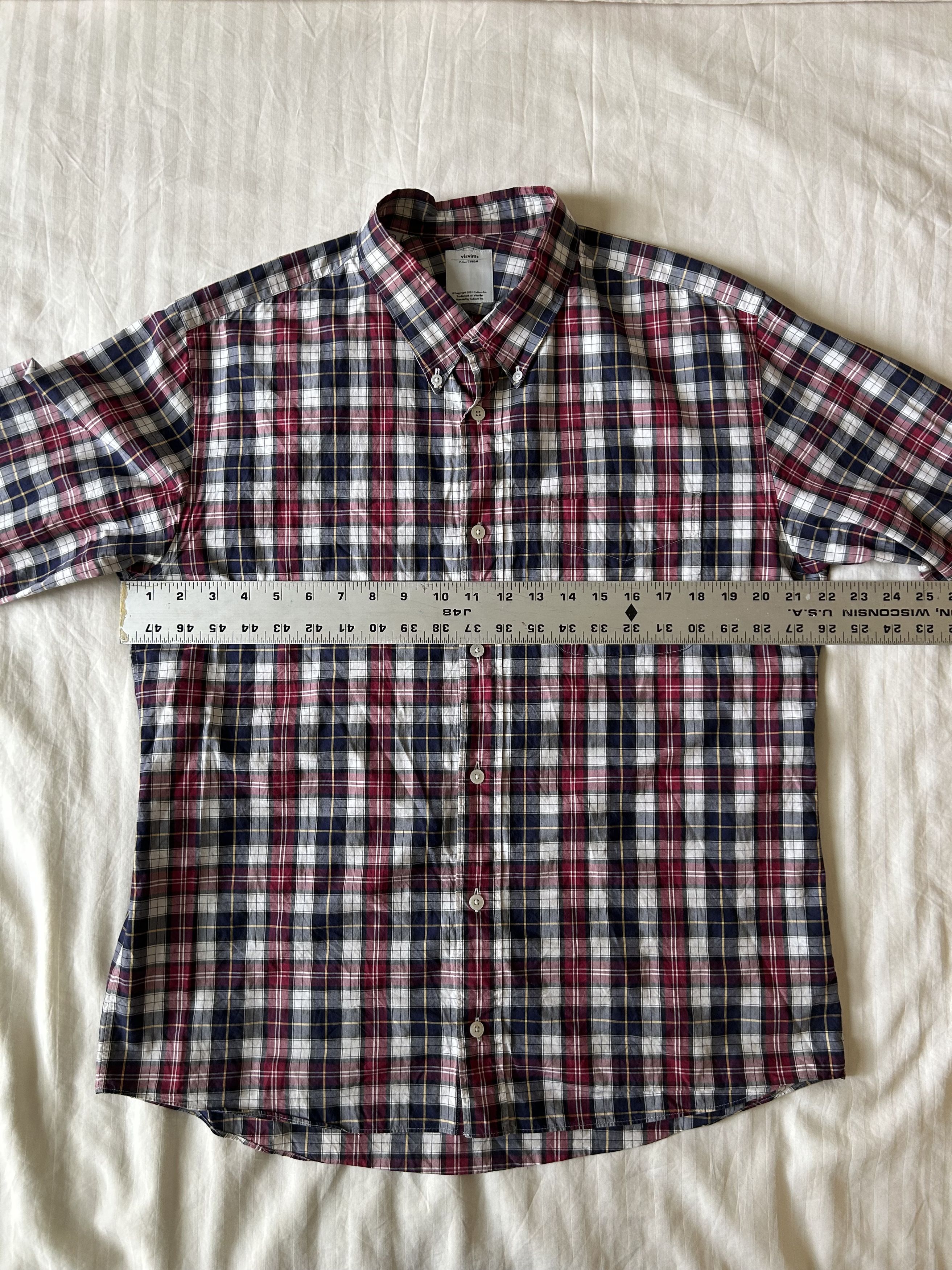 Visvim visvim plaid check button up shirt sz L Size US L / EU 52-54 / 3 - 1 Thumbnail