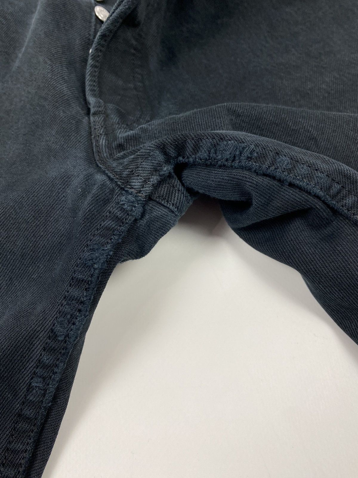 Levi's 2000’s Vintage Levi’s 501 Black Denim Jeans 32X30 Size US 32 / EU 48 - 8 Thumbnail