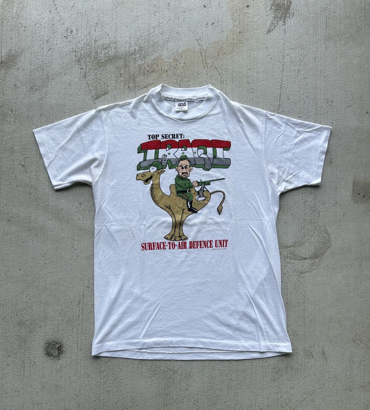 Vintage *VINTAGE* 1991 Top Secret Iraqi Tee Size US M / EU 48-50 / 2 - 1 Thumbnail