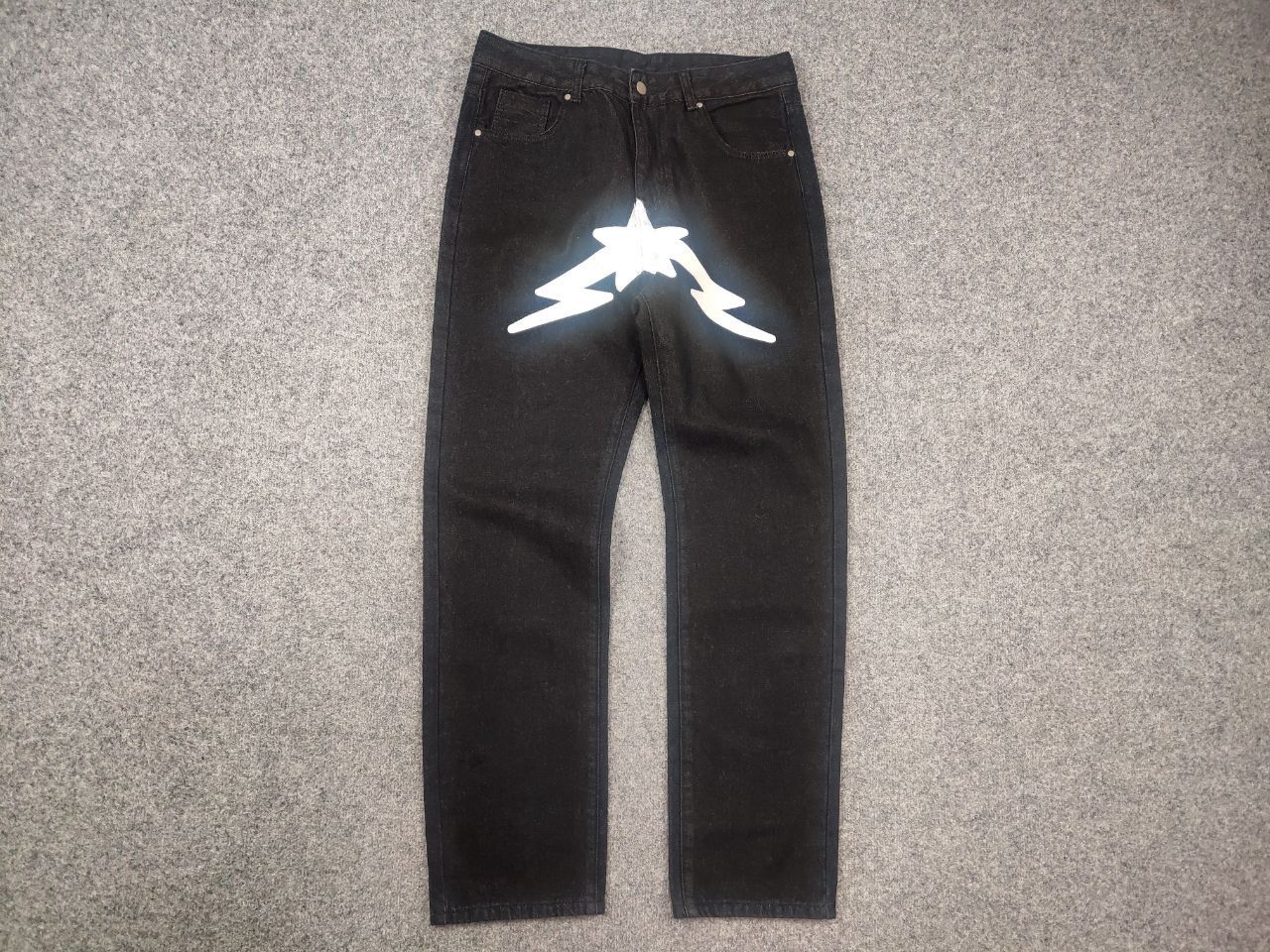 Vintage Retro Rarri Vintage Denim Vintage jeans star Bape Style Y2K Size US 32 / EU 48 - 7 Thumbnail