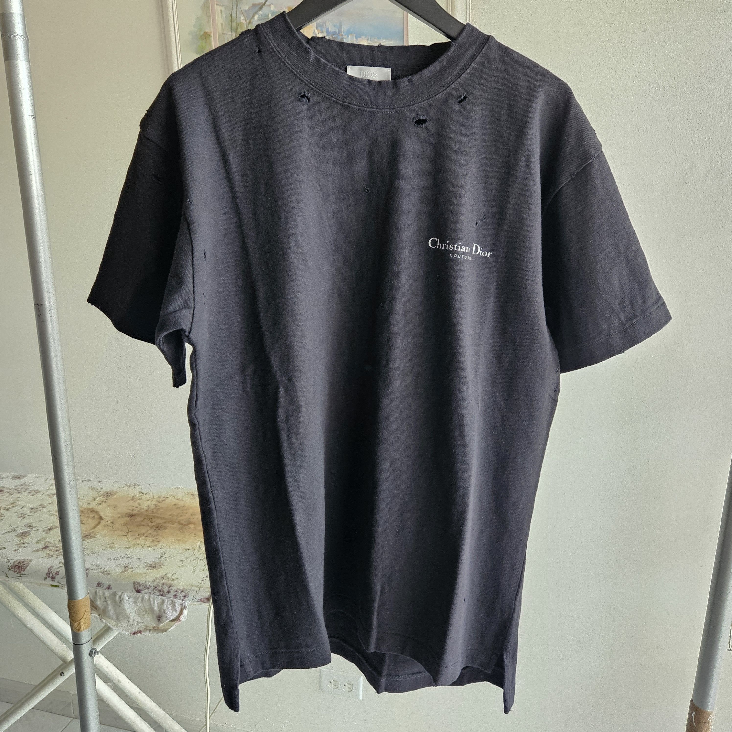 Christian Dior Couture Distressed T-Shirt