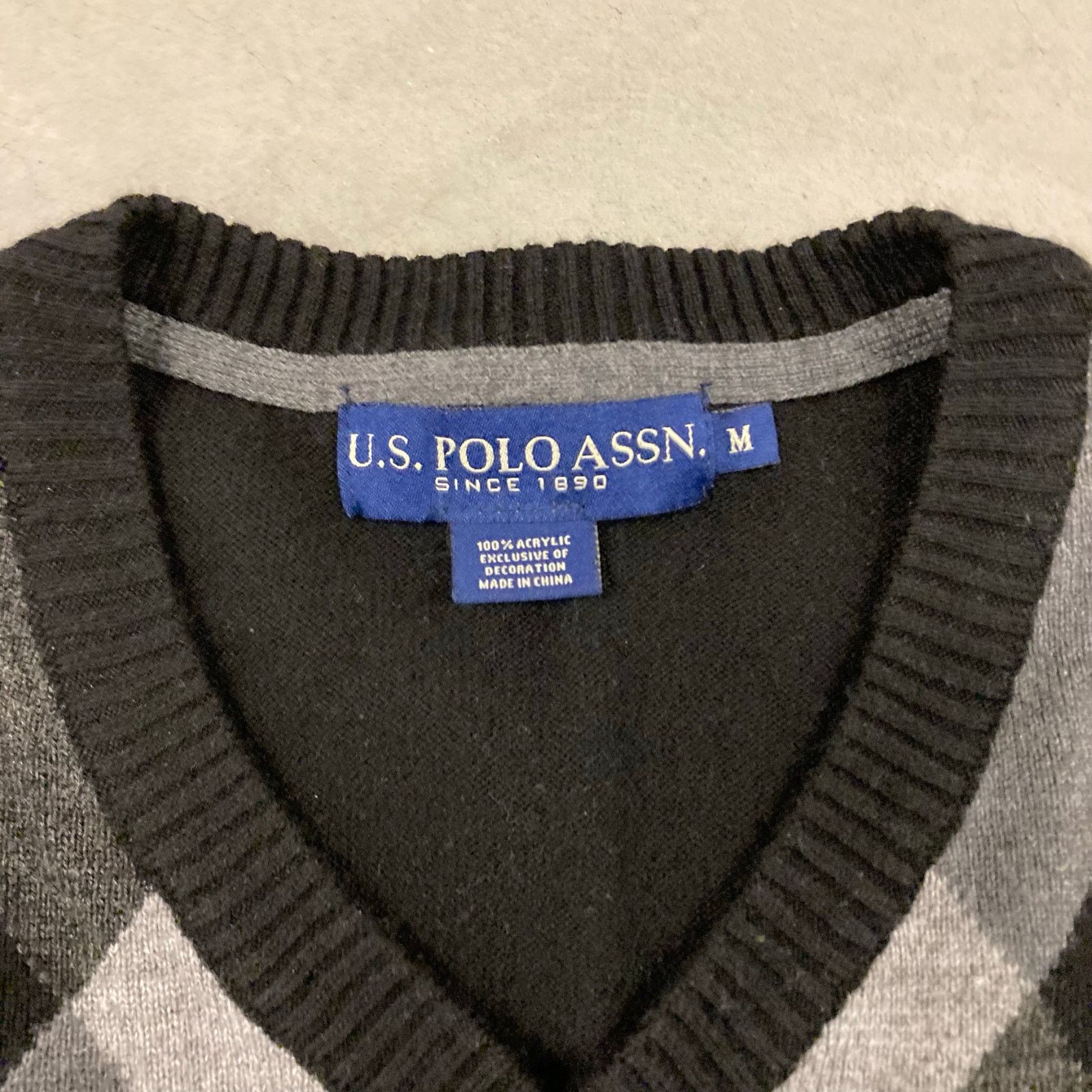 U.S. Polo Assn. × Vintage vintage y2k u.s. polo assn patterned sweater Size US M / EU 48-50 / 2 - 4 Thumbnail