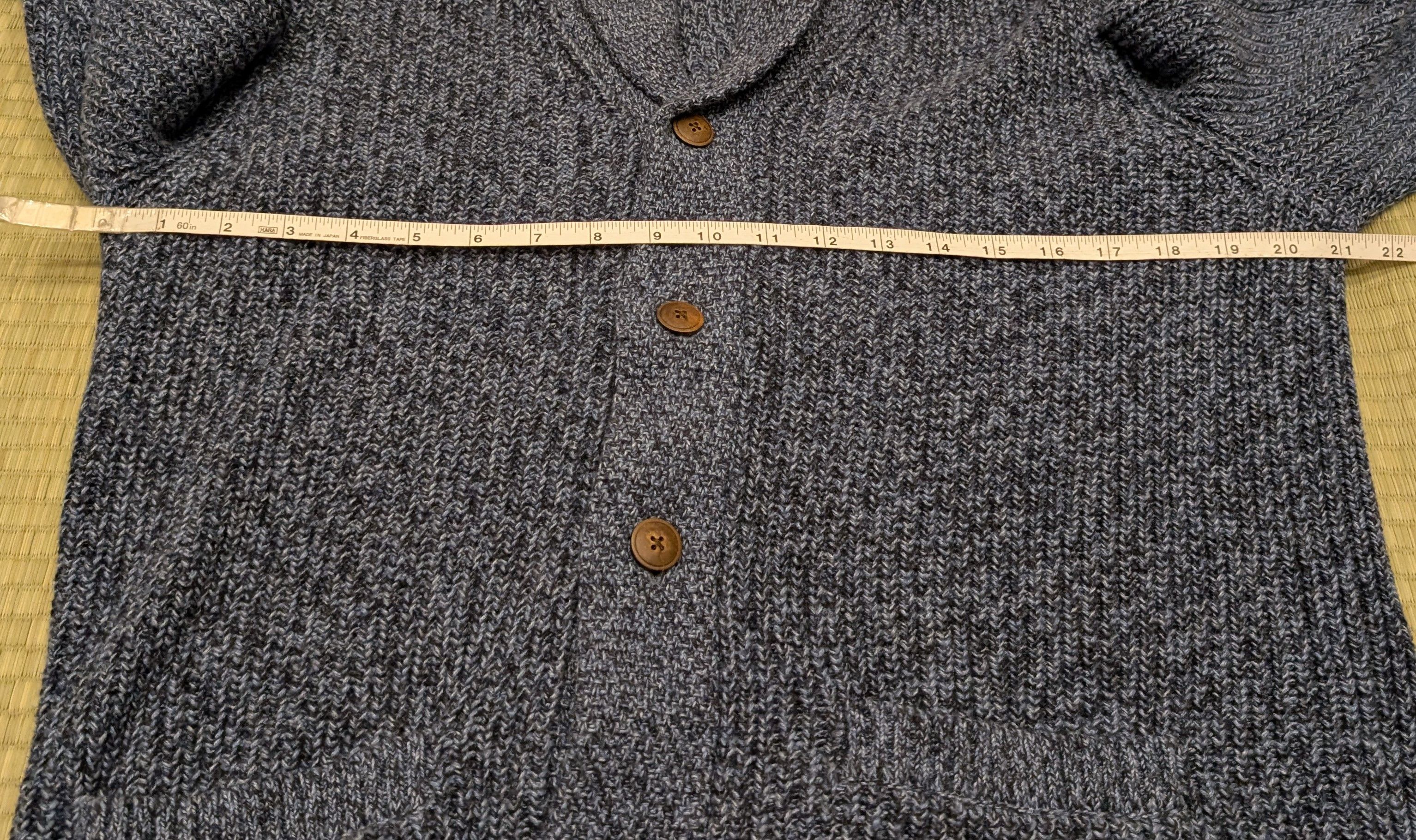 Faherty Faherty Marled Cotton Cashmere Cardigan Navy Night Size US M / EU 48-50 / 2 - 5 Thumbnail
