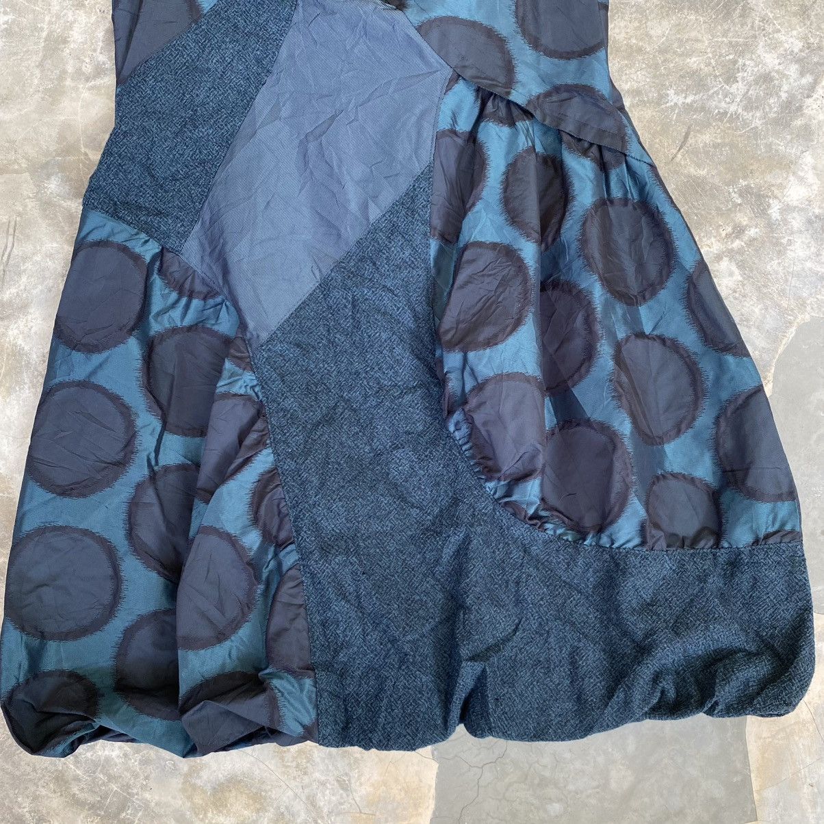 Designer Jemy Garcons Patchwork Mini Dress Size M / US 6-8 / IT 42-44 - 4 Thumbnail