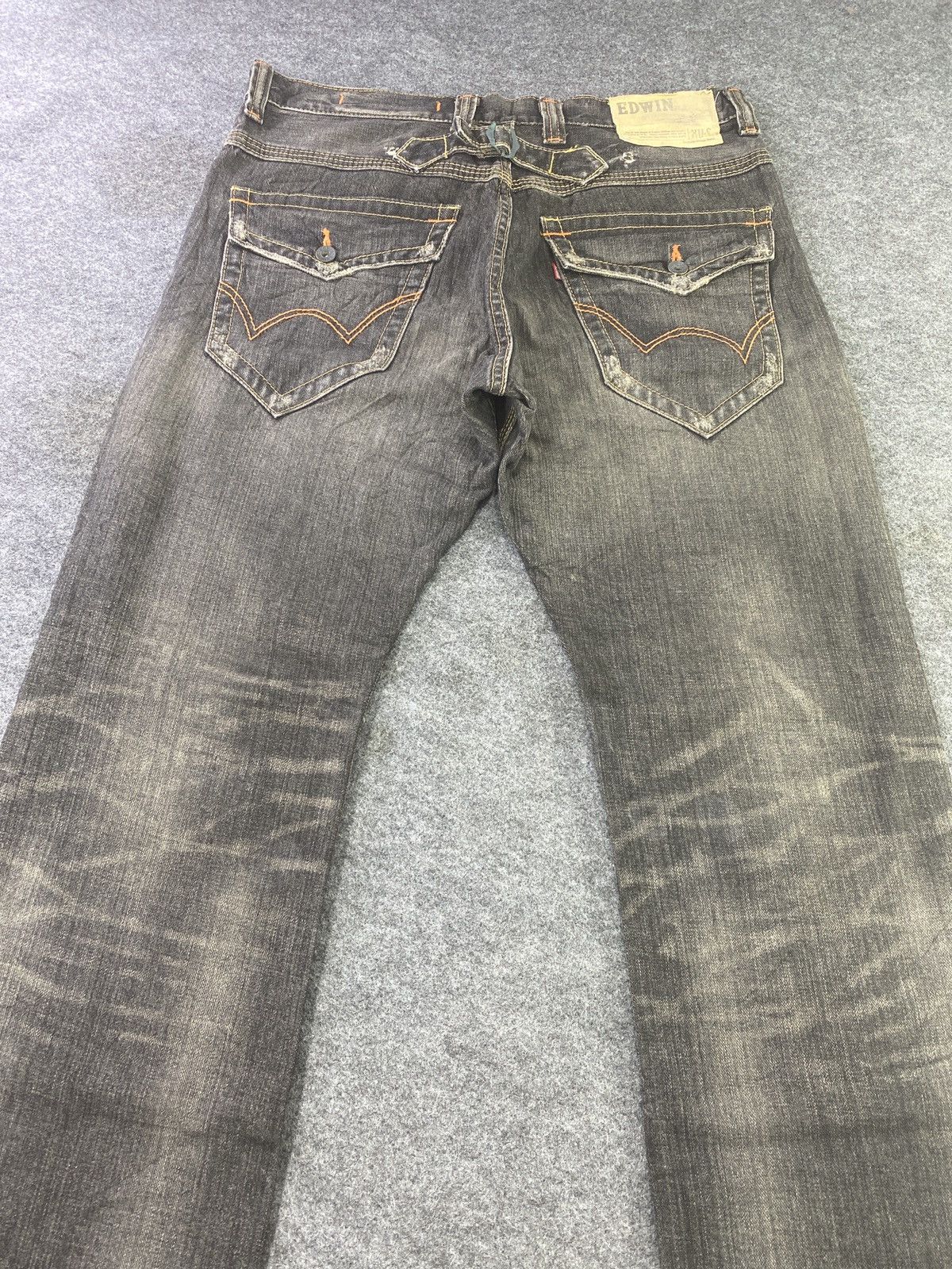 Edwin XV-S Rusty Black Wash Denim - J852