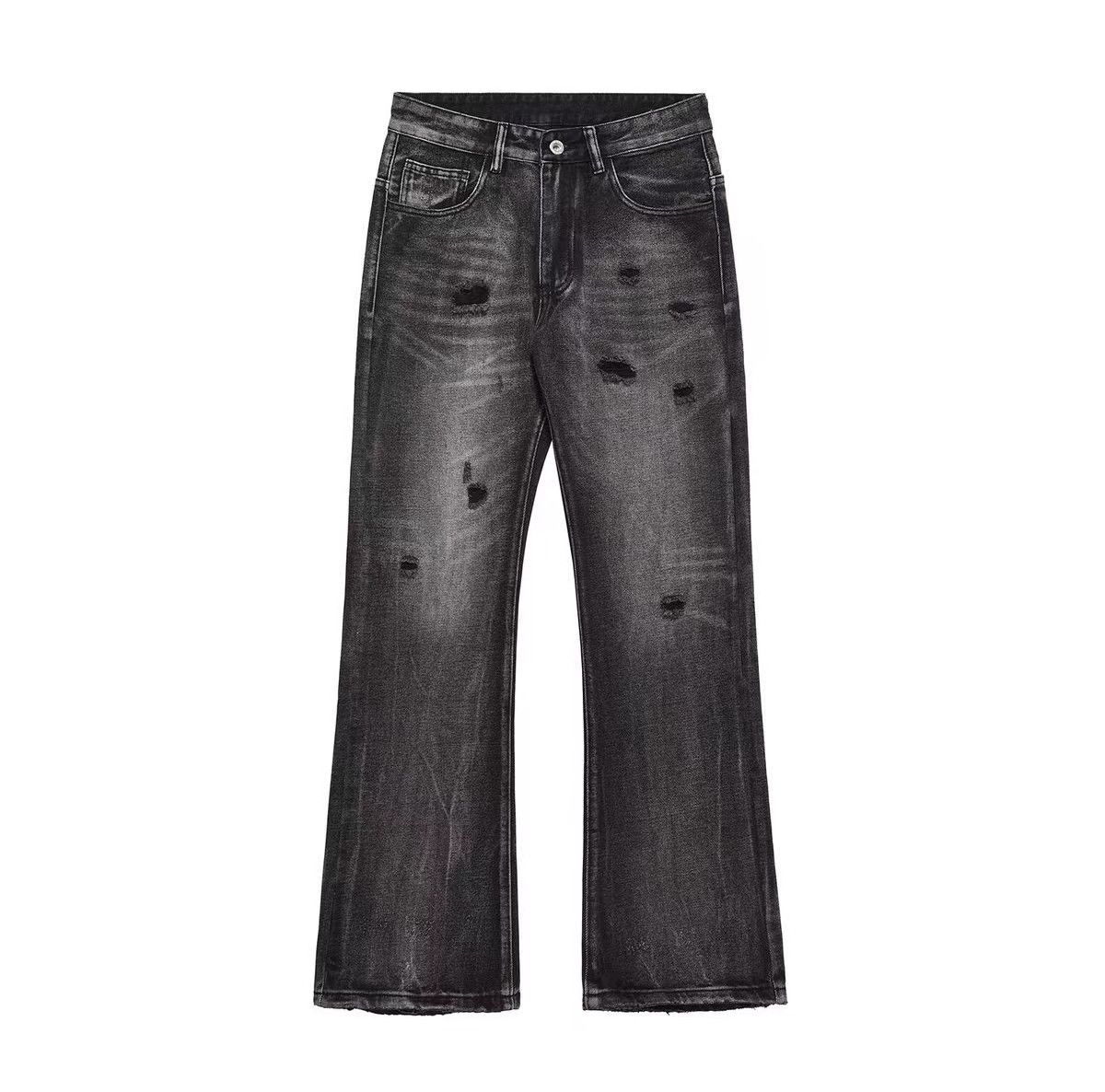 Japanese Brand × Jean Vintage washed distressed rare ripped jeans Size US 31 - 5 Thumbnail