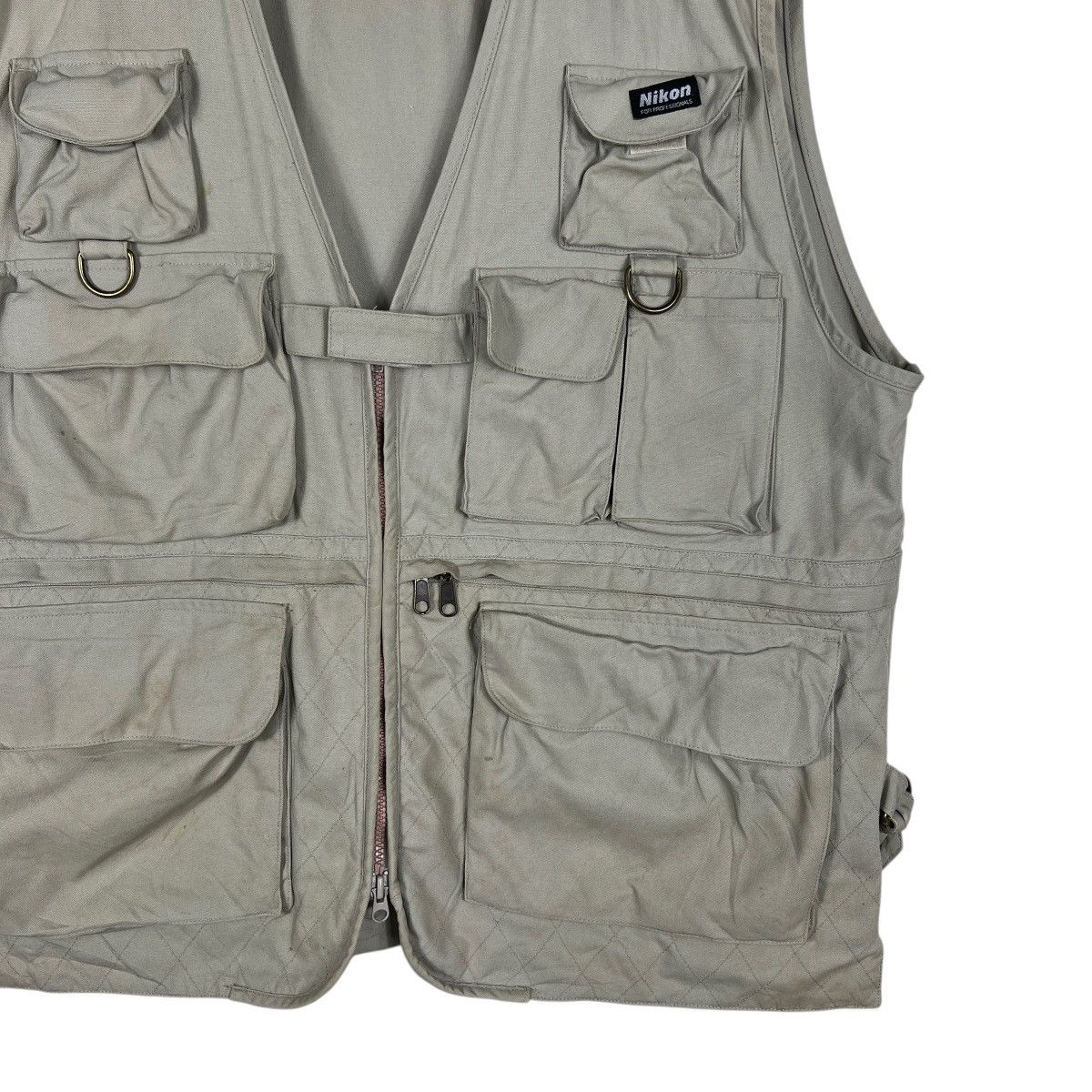 Nikon 🔥 Vintage Nikon Camera Multi Pocket Utility Survival Vest Size US XL / EU 56 / 4 - 6 Thumbnail