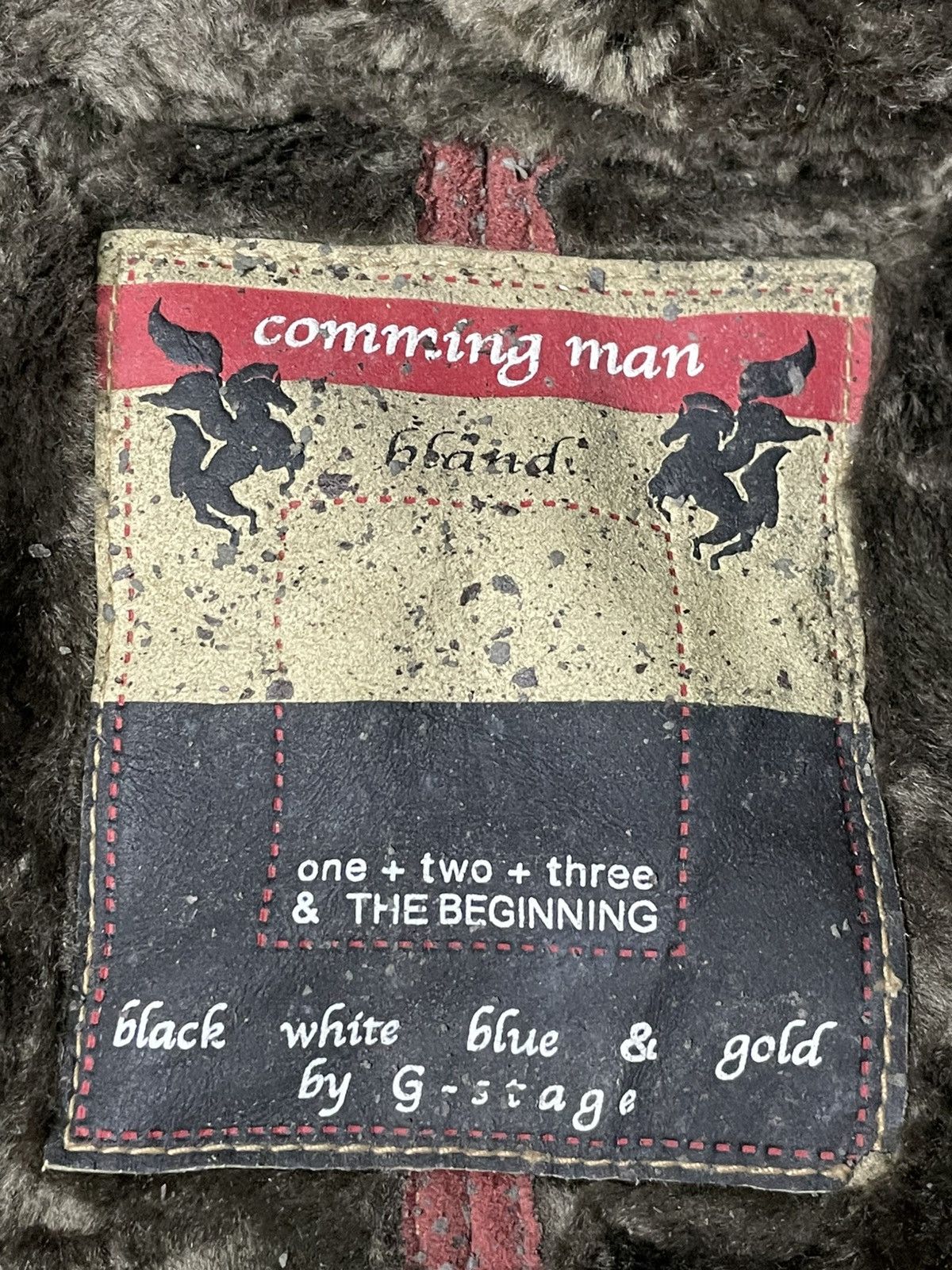 Japanese Brand × Vintage Comming Man Brand Leather Suede Jacket (70) Size US L / EU 52-54 / 3 - 11 Thumbnail