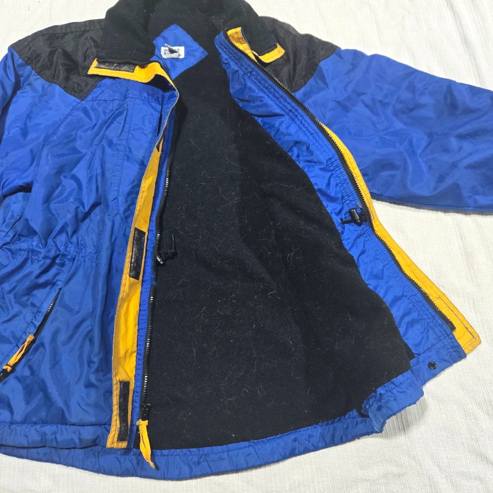 Vintage Polar Edge Blue Water Resistant Wind Proof Fleece Lined Jacket Coat Adult Mens L Size US L / EU 52-54 / 3 - 4 Thumbnail