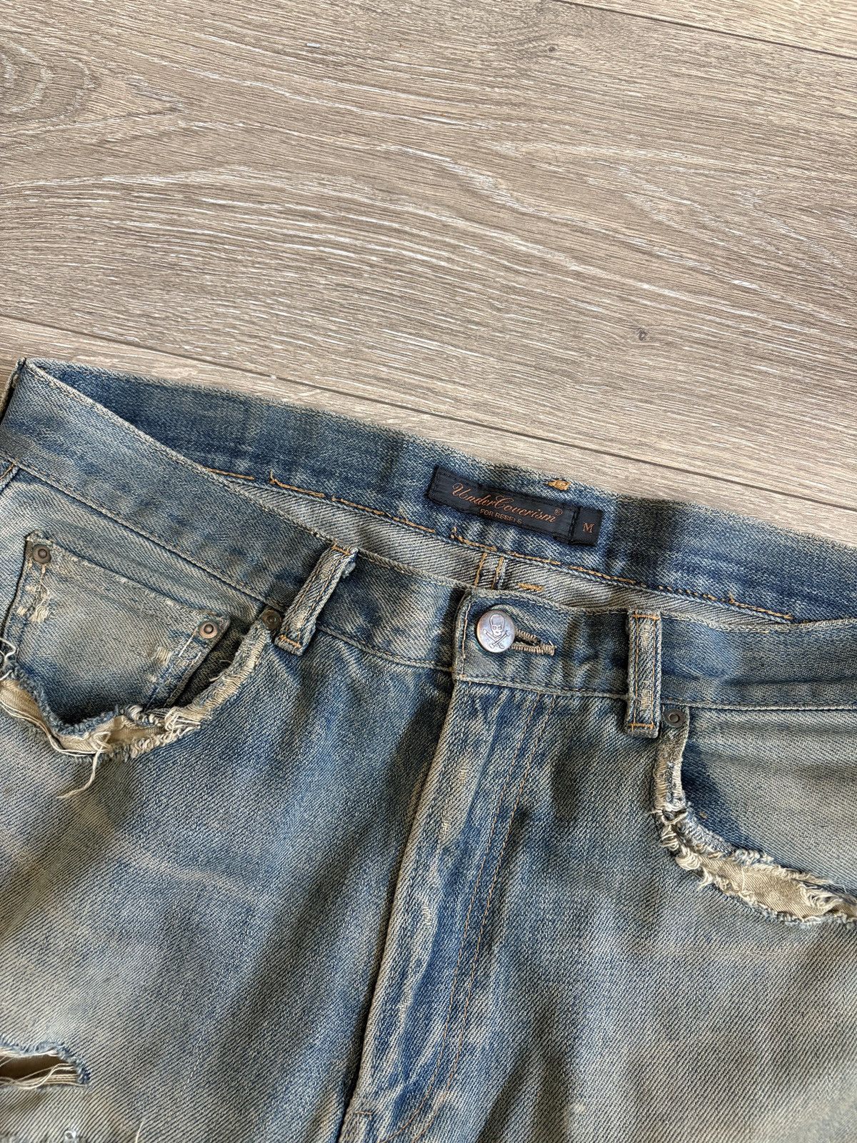 Undercover Undercover red yarn denim Size US 30 / EU 46 - 4 Thumbnail
