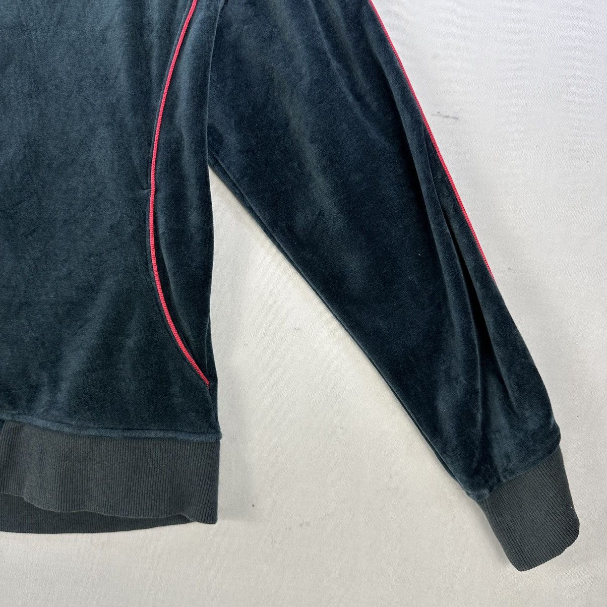 Japanese Brand Vintage Comme Ça Du Mode Men Velvet Zipper Jacket Hoodie Size US S / EU 44-46 / 1 - 3 Thumbnail
