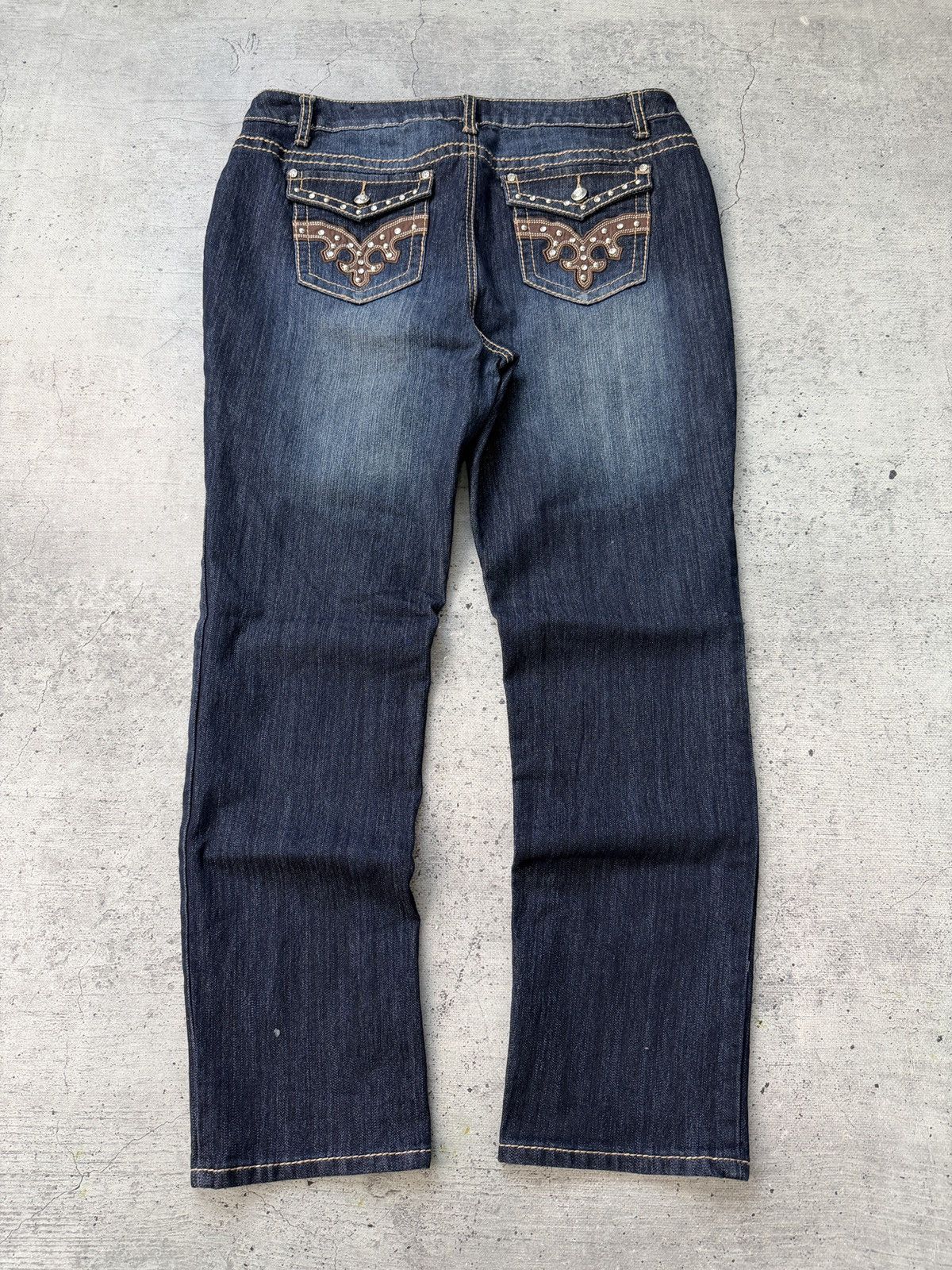 Rock Revival Vintage Rock Revival style Y2k Jeans Biker Punk Denim 2000s Size US 36 / EU 52 - 1 Thumbnail