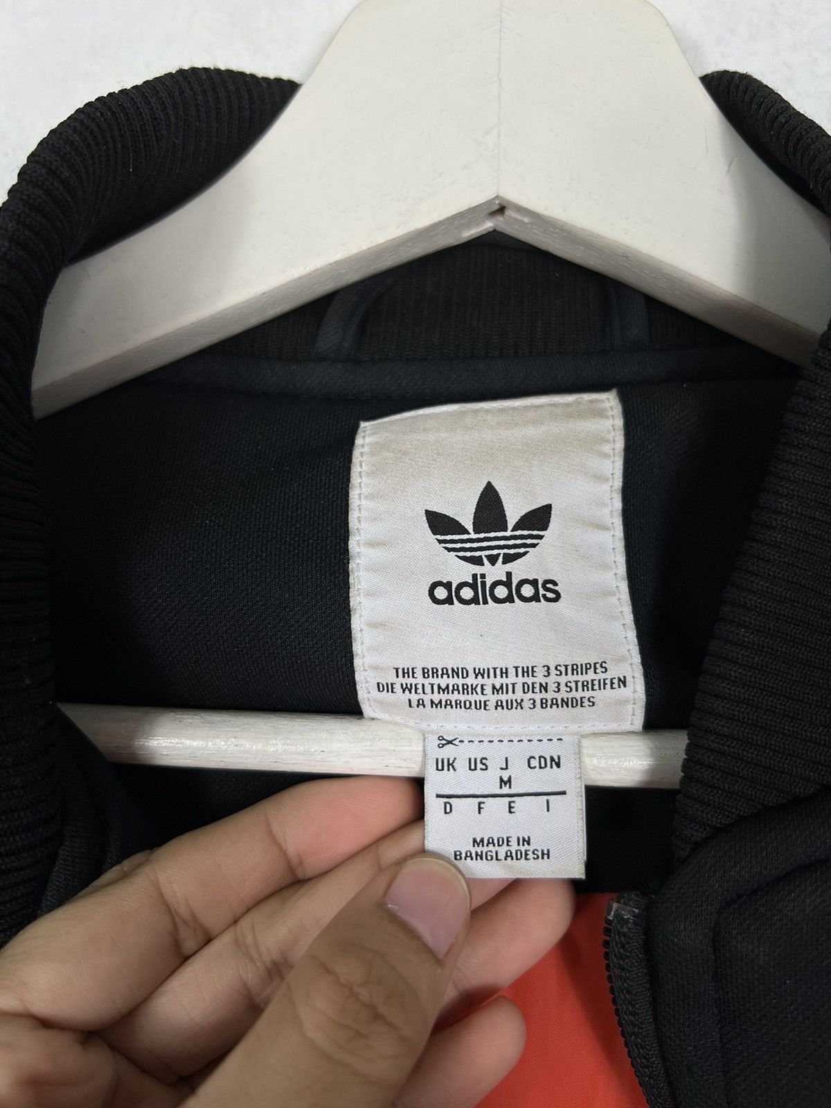 Adidas 🔥 ADIDAS BLACK 3 STRIPE BOMBER JACKET Size US M / EU 48-50 / 2 - 13 Thumbnail