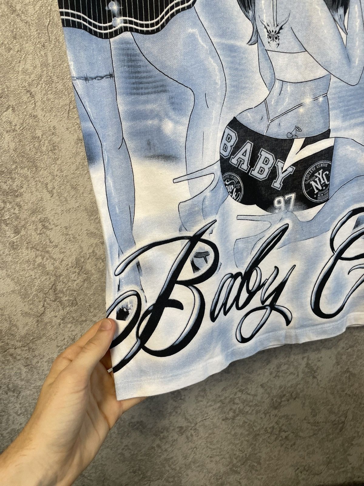 Jaded London Jaded London Be My Baby Girl Graffiti T-Shirt Y2K Size US L / EU 52-54 / 3 - 4 Thumbnail