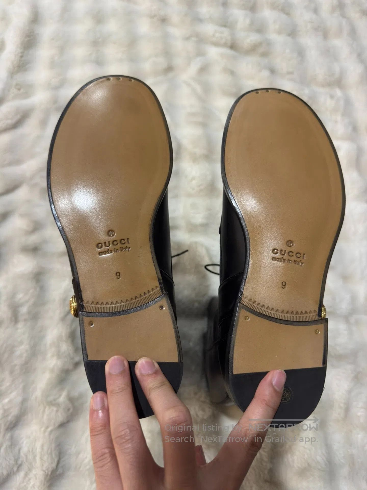 Gucci Guicci Black and Gold Men's Long Boots Cavalier Boots| Size US 10 / EU 43 - 5 Thumbnail