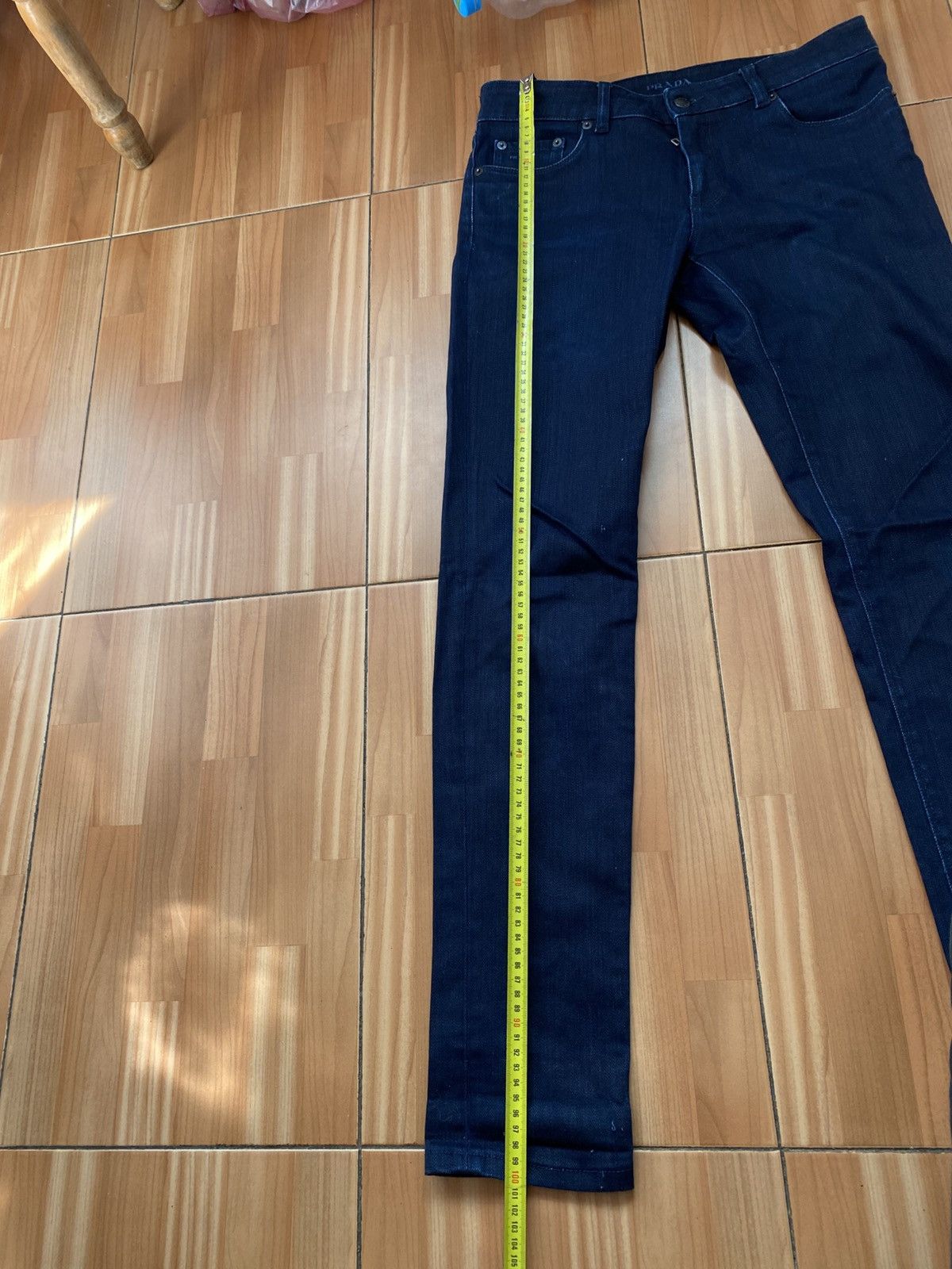Prada PRADA Contour Fit Dark Blue Stretch Jeans Size 27 Size 27" / US 4 / IT 40 - 20 Thumbnail