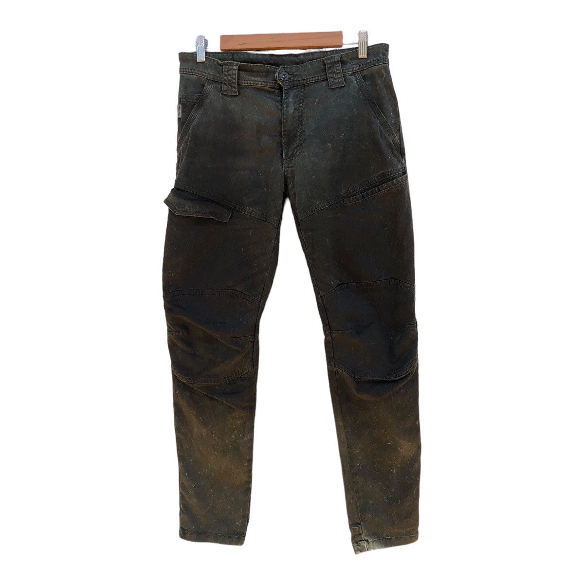 image of Fieldcore Biker Jeans Cargo Double Knee in Green, Men's (Size 32)