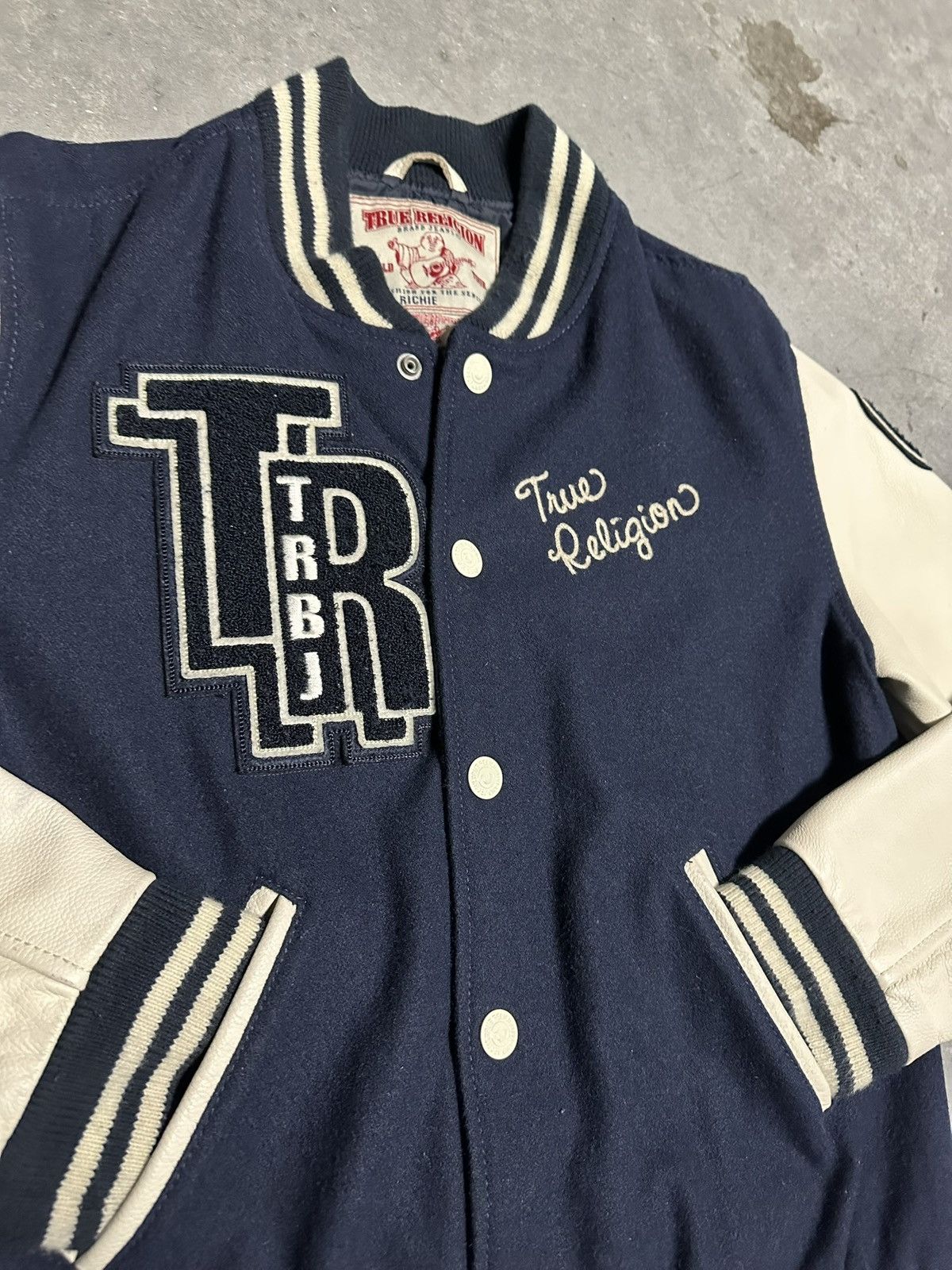 Vintage Vintage True Religion “Brooklyn Champions” Varsity Jacket Size US M / EU 48-50 / 2 - 2 Thumbnail
