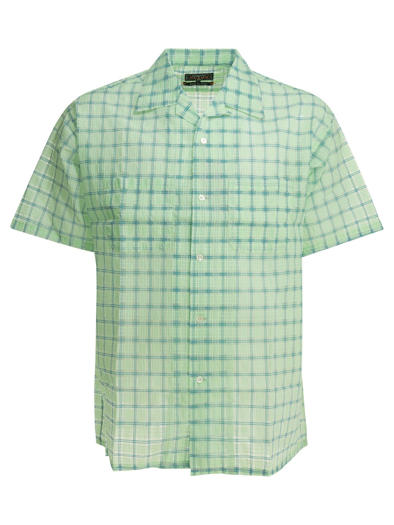 Beams Plus Beams Plus Open Collar Nylon Airy Plaid Casual Shirt tag size XL Men - USA Duties Paid Size US XL / EU 56 / 4 - 1 Thumbnail