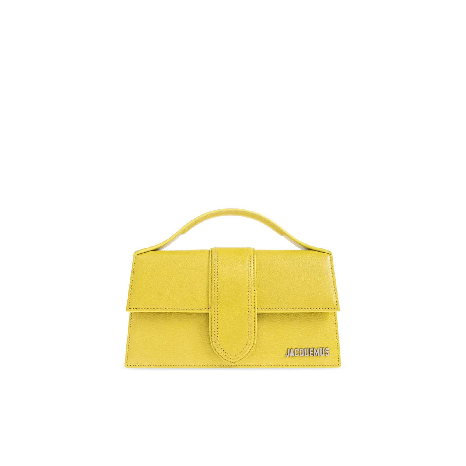Jacquemus Jacquemus The Large Bambino Yellow Leather Crossbody Bag New Size ONE SIZE - 1 Thumbnail