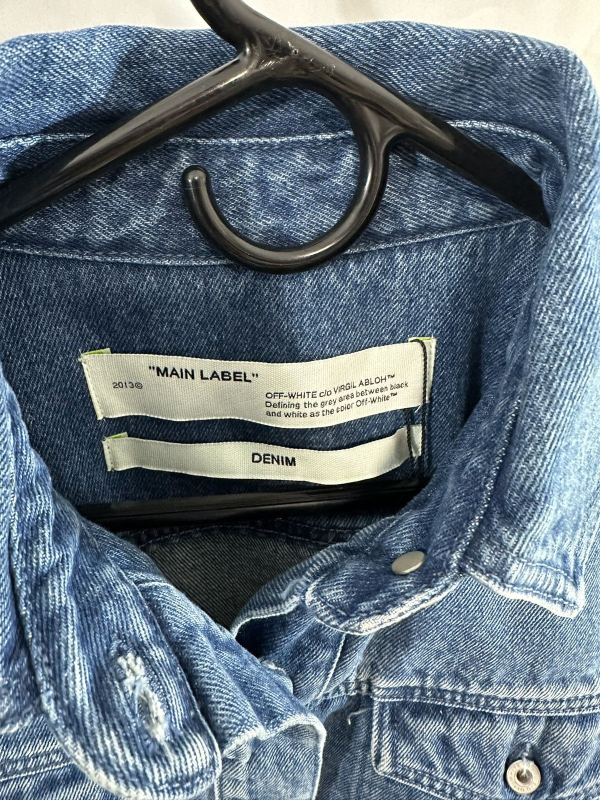 Off-White Off White Denim Shirt Size US M / EU 48-50 / 2 - 12 Thumbnail