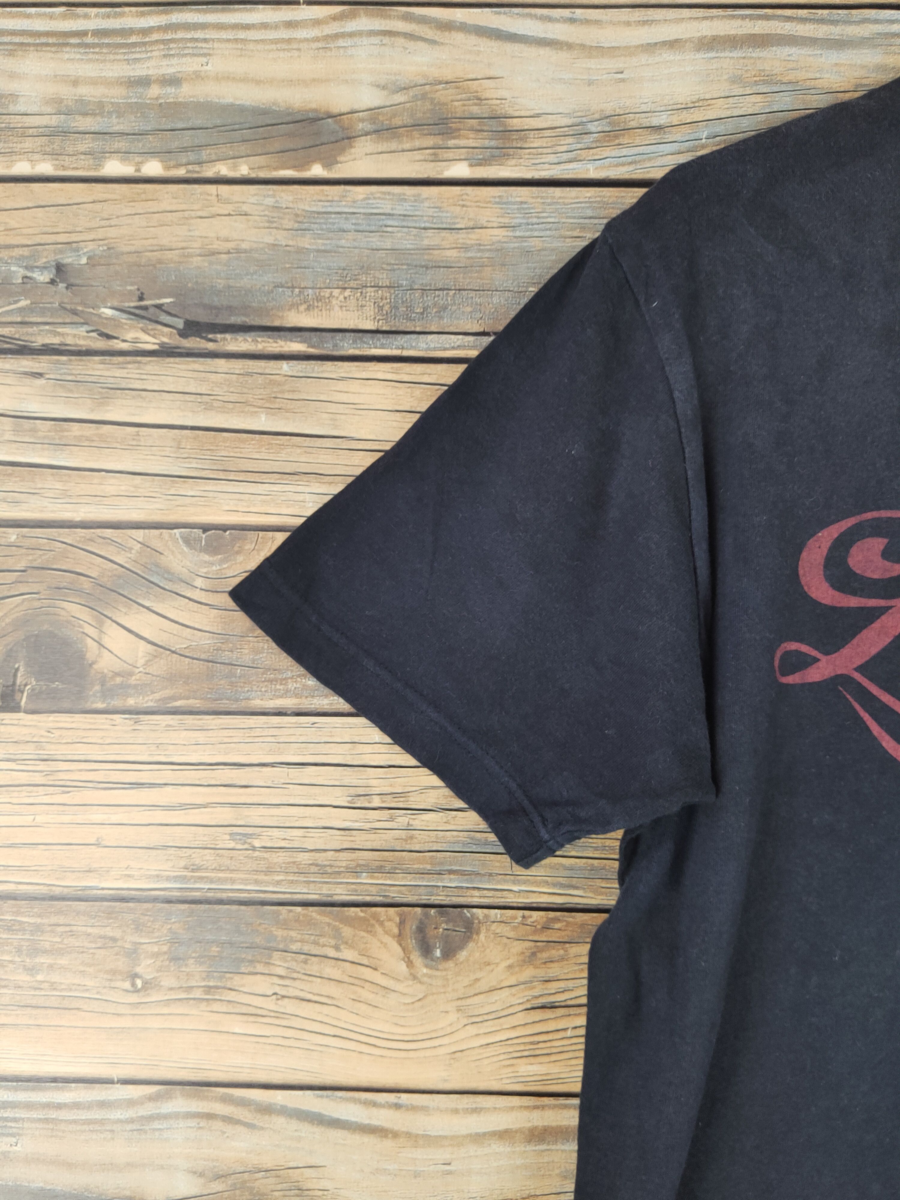 Japanese Brand DL Loaded Black Short Sleeve T-shirt #637 Size US L / EU 52-54 / 3 - 4 Thumbnail