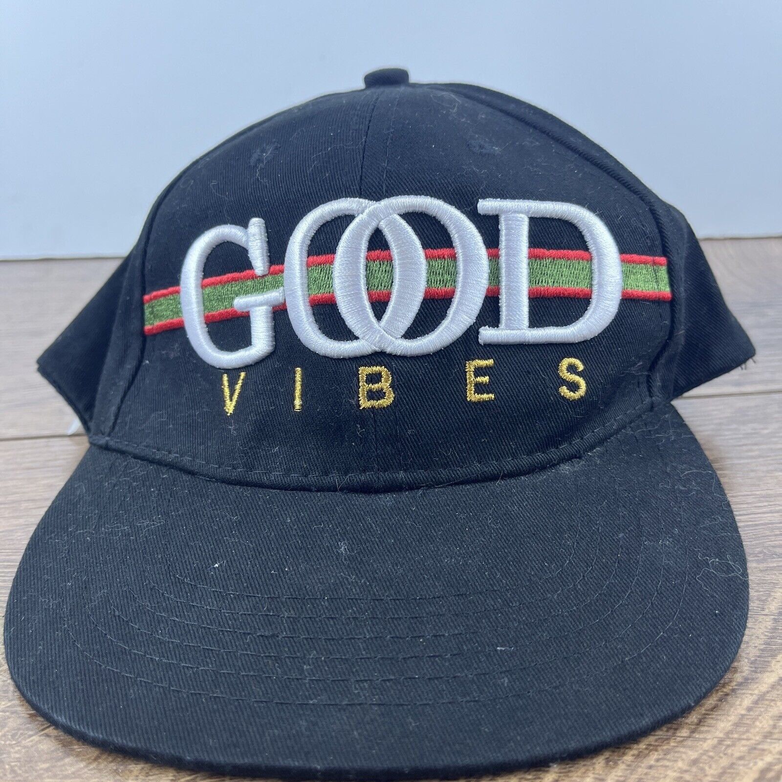 Other Good Vibes Hat Good Vibe Black Hat Adjustable Adult Size Hat Size ONE SIZE - 2 Thumbnail