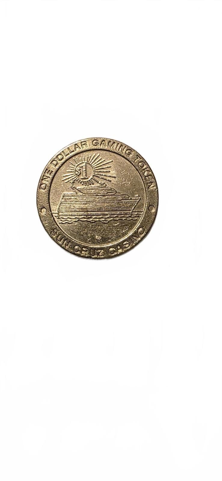 Other SunCruz Casino One Dollar Gaming Token Size ONE SIZE - 2 Thumbnail