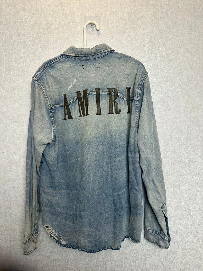 Amiri Amiri blue denim jacket Size US L / EU 52-54 / 3 - 2 Thumbnail