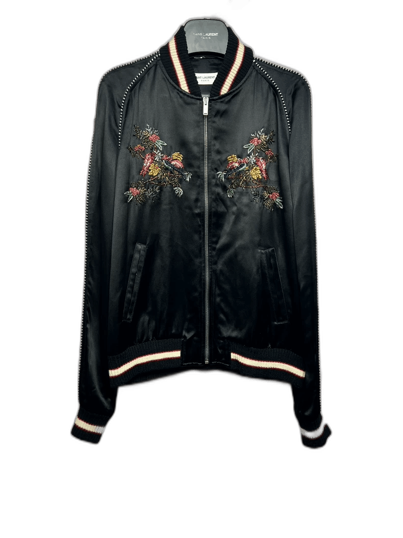 Saint Laurent Paris Saint Laurent Spring Summer Silk Jacket-2507 Size US L / EU 52-54 / 3 - 7 Thumbnail