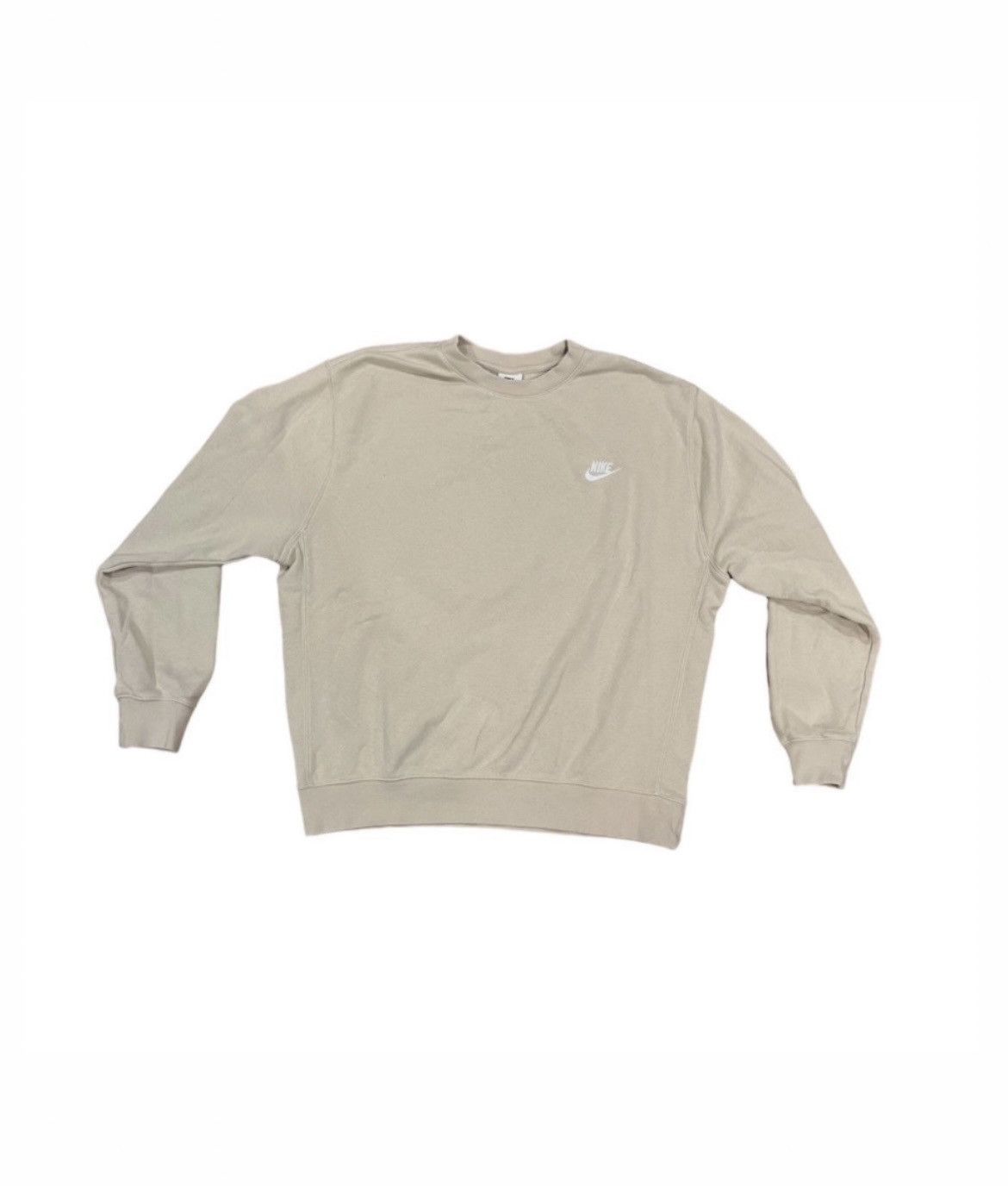 Nike Cream Nike Crewneck Size US L / EU 52-54 / 3 - 1 Thumbnail