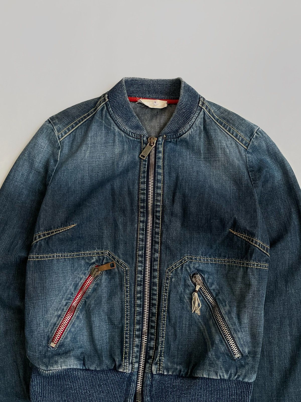 Diesel × Sample Industries Vintage Sample Diesel denim jacket 2000s Size S / US 4 / IT 40 - 3 Thumbnail