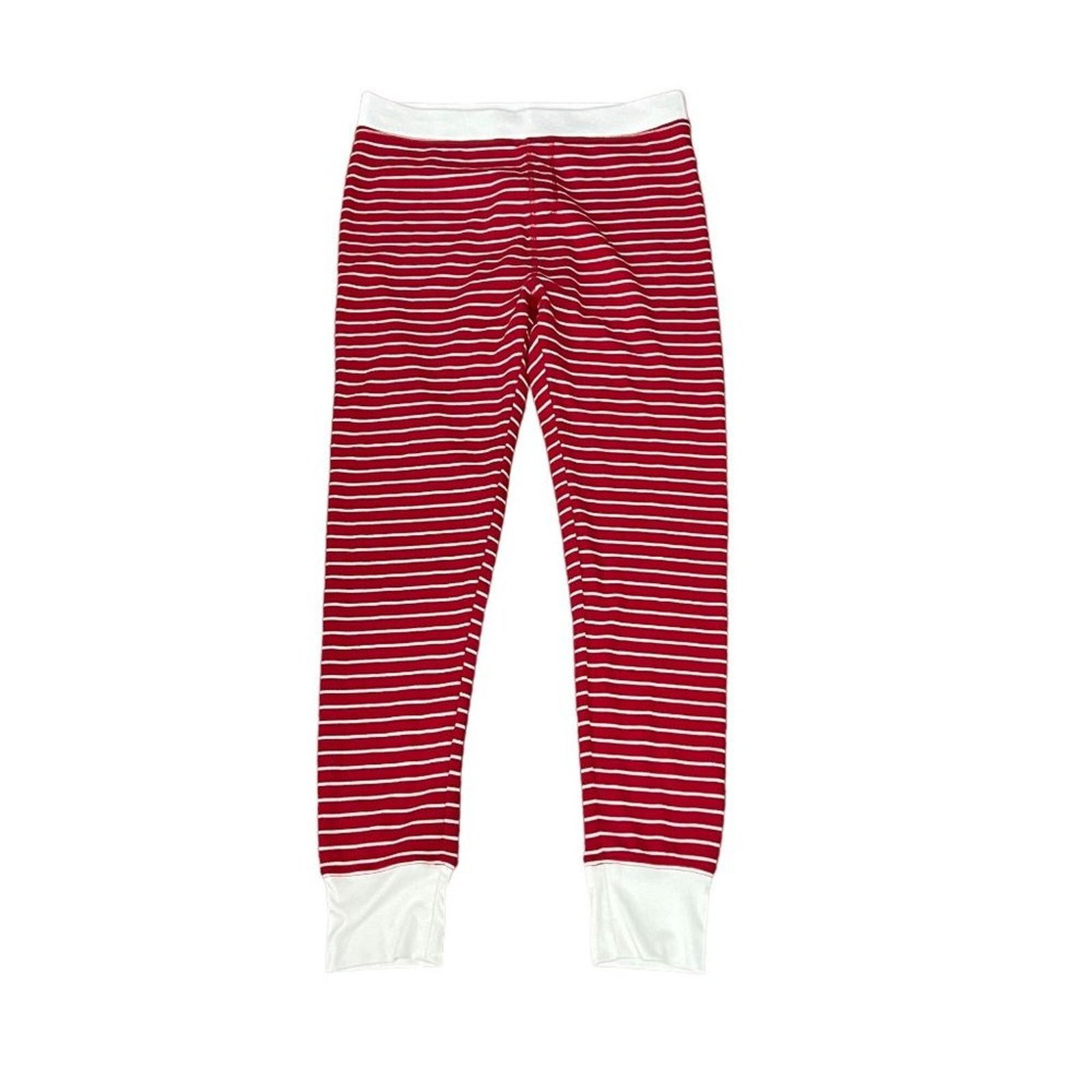 American Eagle Outfitters American Eagle Red White Stripe 2 Piece Thermal Pajama Set L Size ONE SIZE - 2 Thumbnail