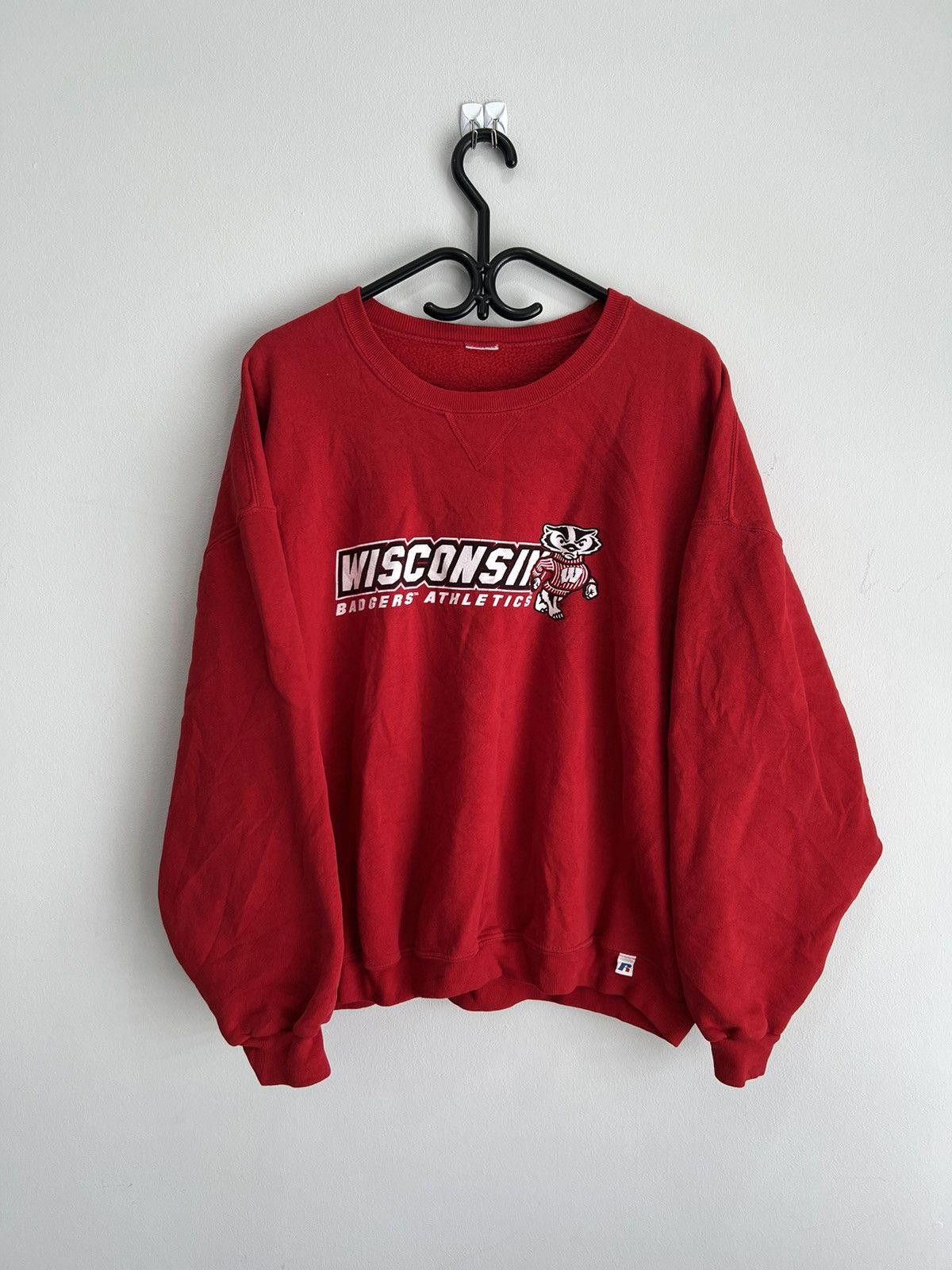 Vintage Vintage Wisconsin Badgers Sweater Size US L / EU 52-54 / 3 - 1 Thumbnail