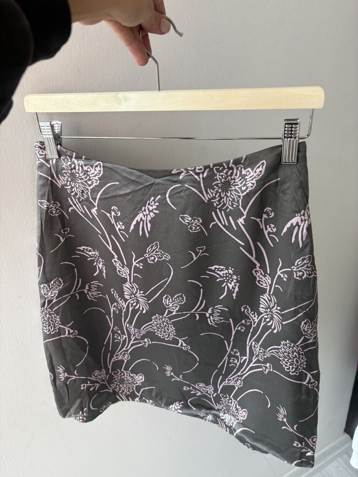 Vintage Network silk skirt Size 24" / US 00 / IT 34 - 13 Thumbnail