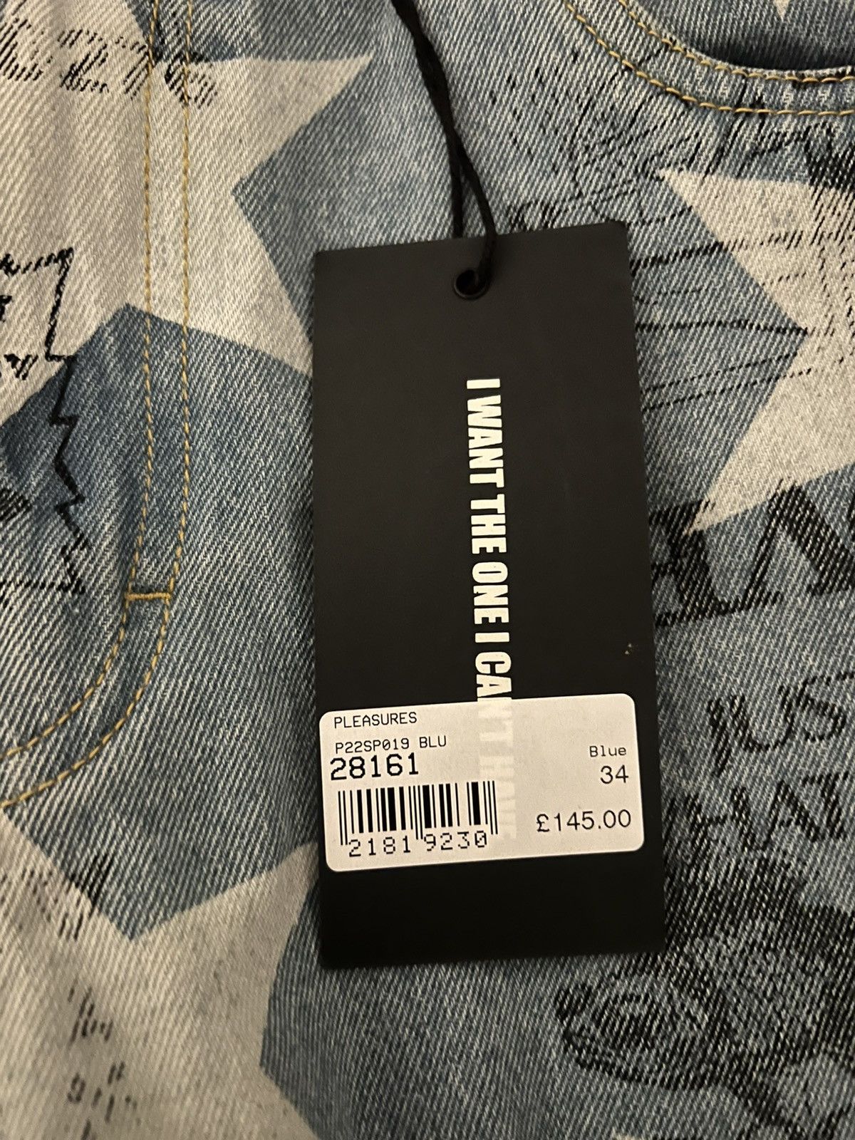 Pleasures Pleasures Poppy Denim Brand New Size US 34 / EU 50 - 2 Thumbnail