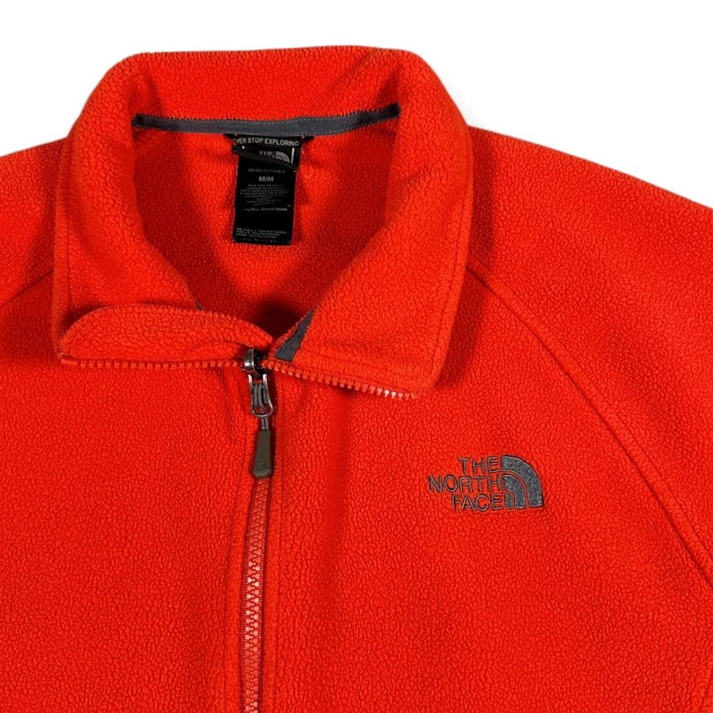 The North Face The North Face Jacket Men M Orange Gray Fleece Colorblock Outdoor Hiking Full Zip Embroidered Logo Pockets Casual Size US M / EU 48-50 / 2 - 2 Thumbnail