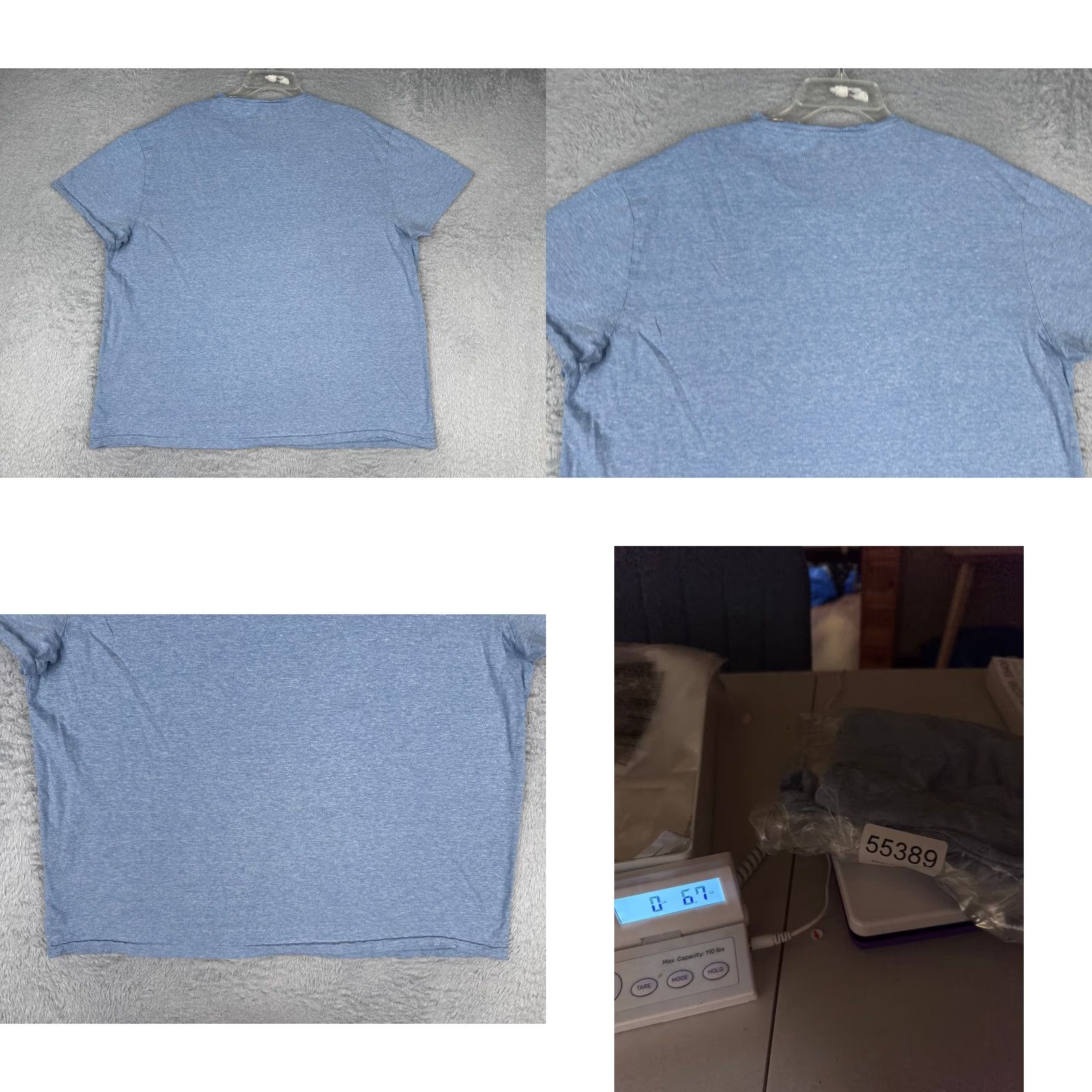 Ralph Lauren Polo Ralph Lauren Shirt Adult XL Blue Crew Neck 100% Cotton Pony Logo Jersey Short Sleeve Men’s T-Shirt IVN Size US XL / EU 56 / 4 - 9 Thumbnail