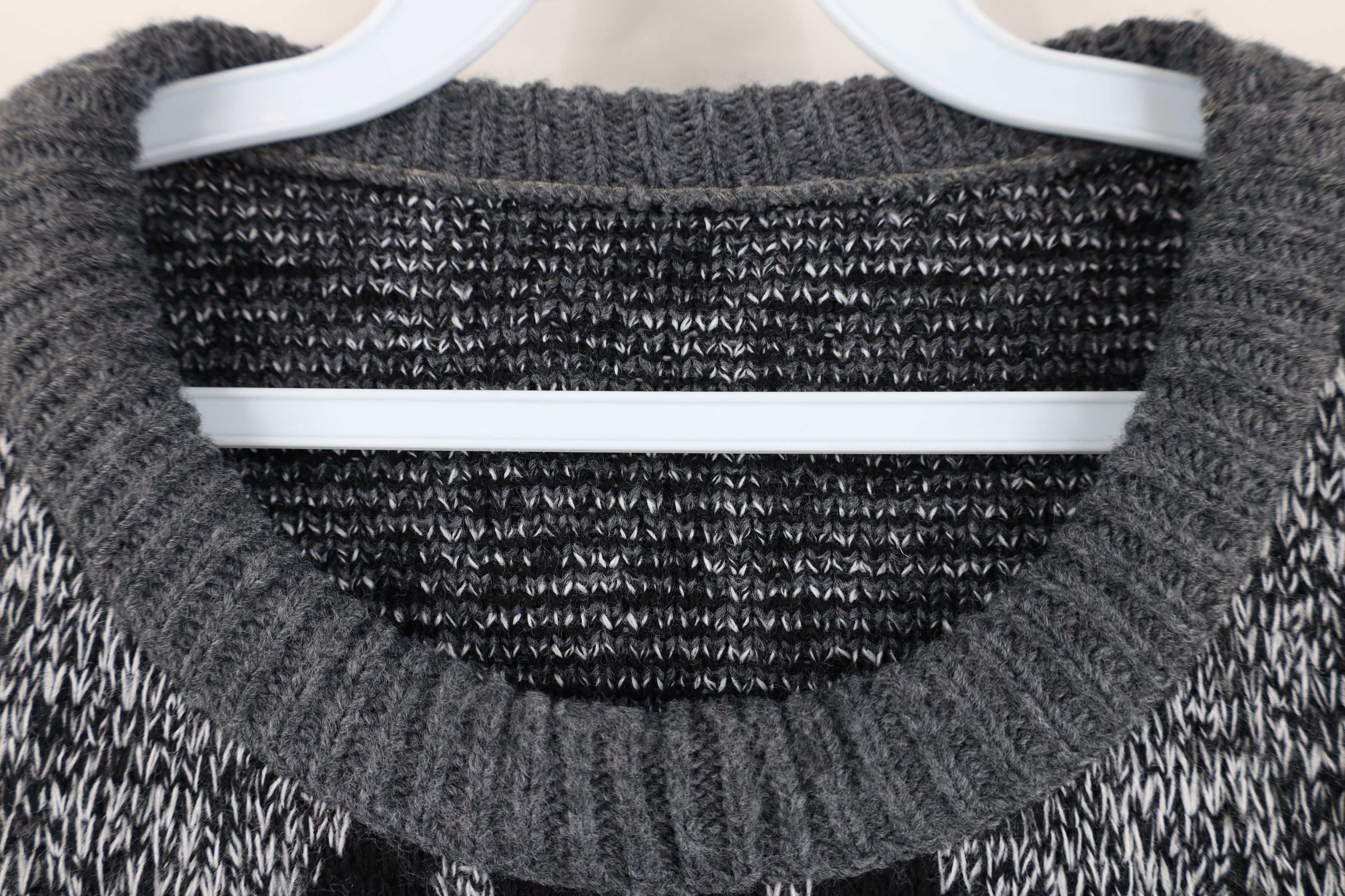 Vintage Vintage 90s Streetwear Chunky Ribbed Knit Crewneck Sweater Size US M / EU 48-50 / 2 - 6 Thumbnail