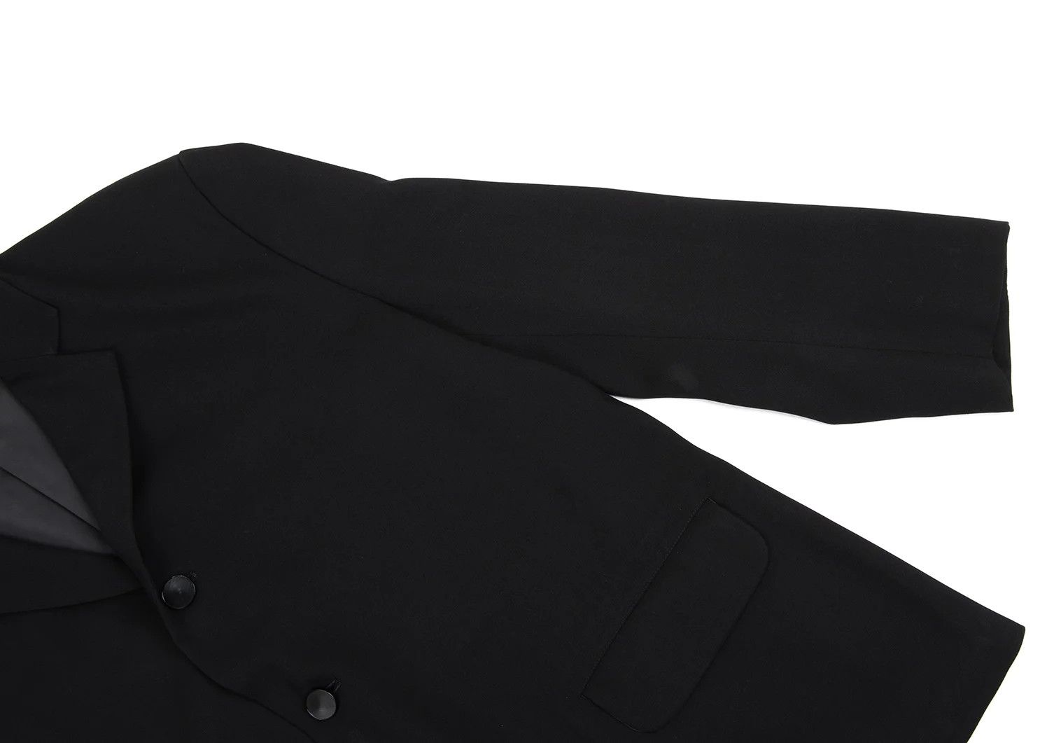 Yohji Yamamoto Yohji Yamamoto Wool-Poly 3B Jacket Black S Size US S / EU 44-46 / 1 - 6 Thumbnail