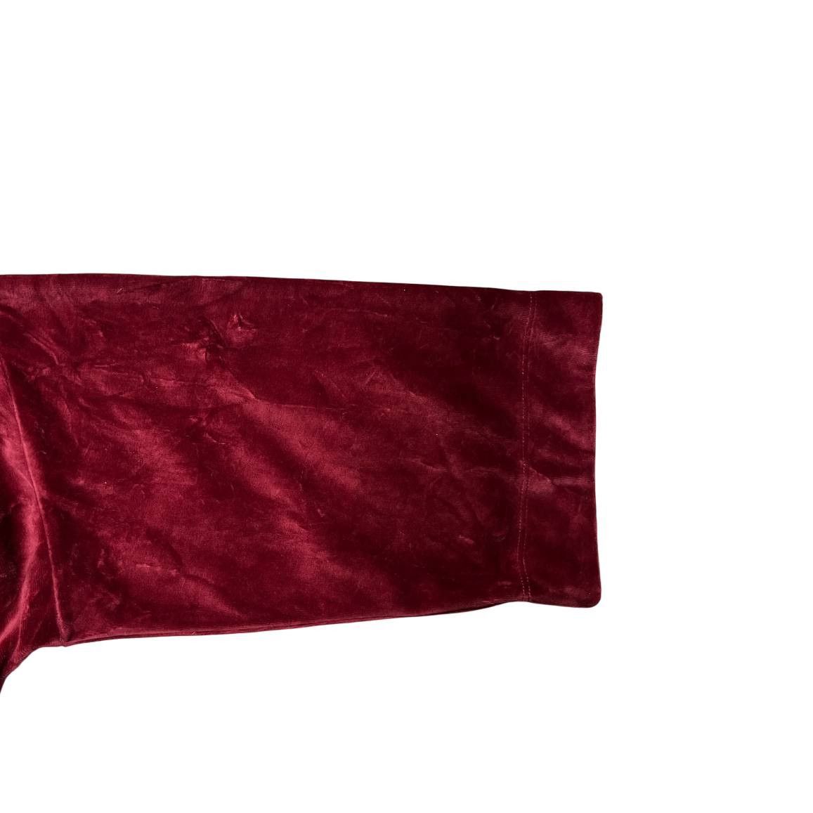 Gudrun Sjoden GUDRUN SJODEN RED ORGANIC COTTON VELOUR TOP POCKETS TUNIC XL Size XL / US 12-14 / IT 48-50 - 14 Thumbnail