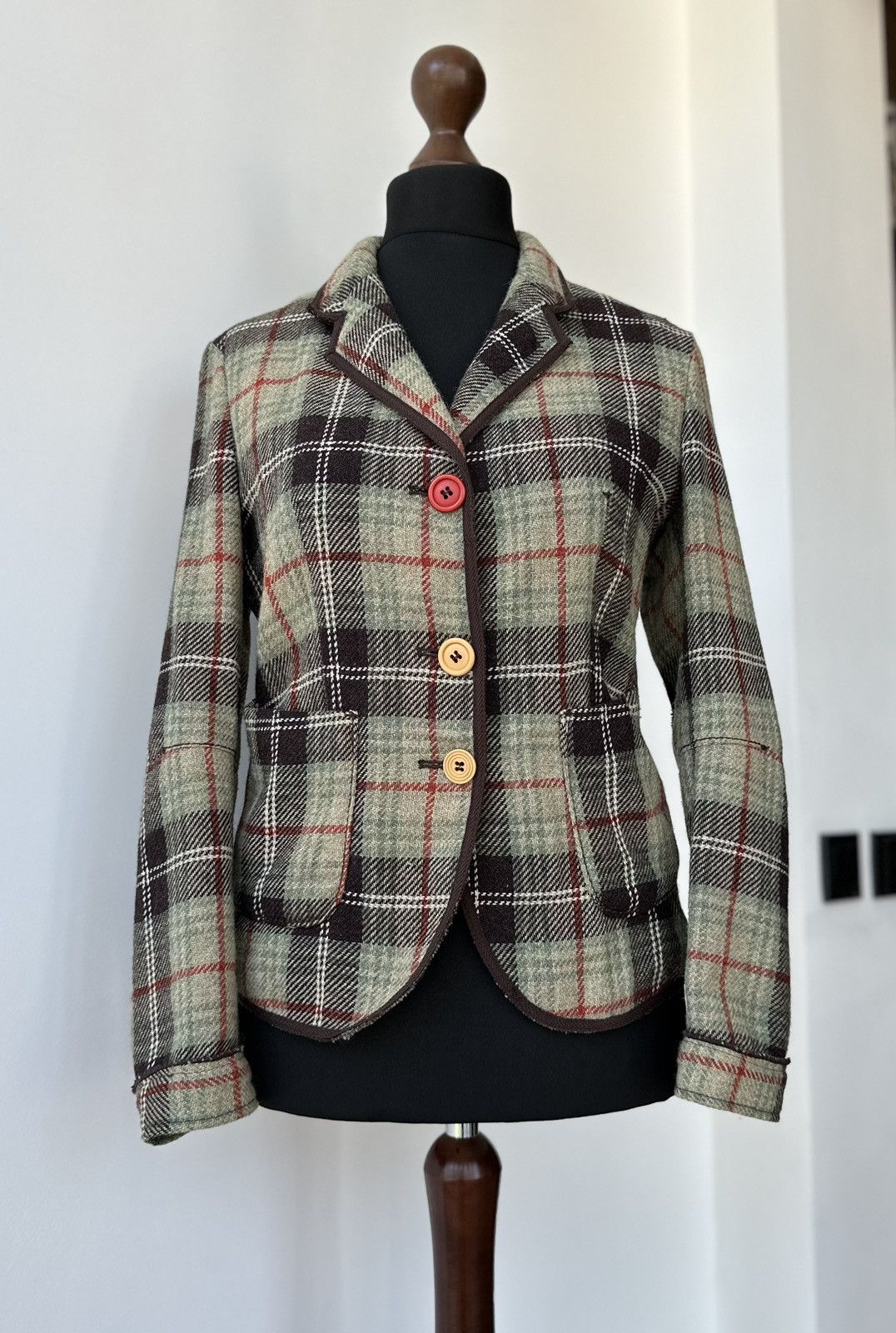 Marithe + Francois Girbaud Marithe Francois Girbaud Jacket Blazer Wool Size US 30 Size M / US 6-8 / IT 42-44 - 2 Thumbnail